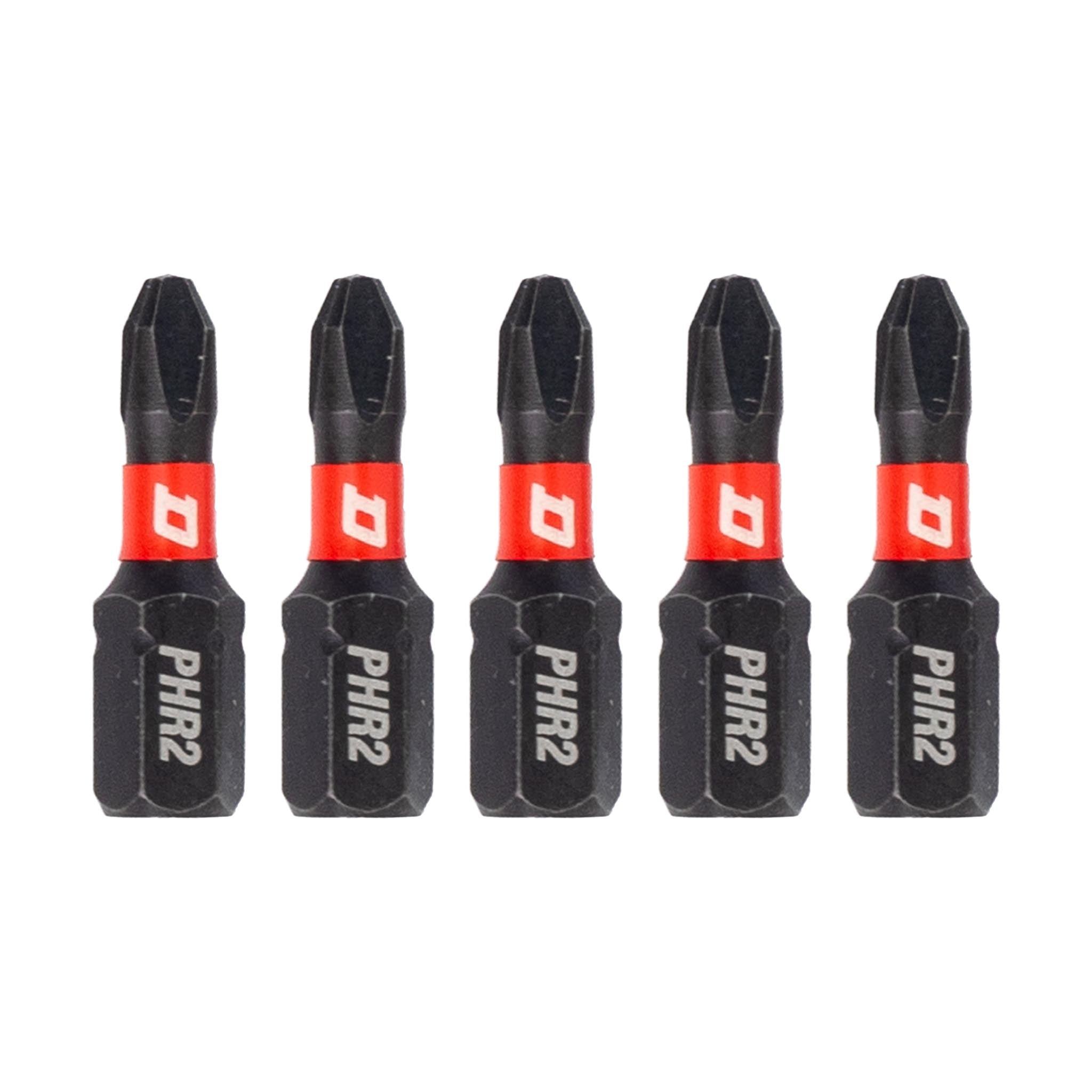 DuraDrive 2.0 PHR2 x 1" Impact Driver Bit (5-Pack)