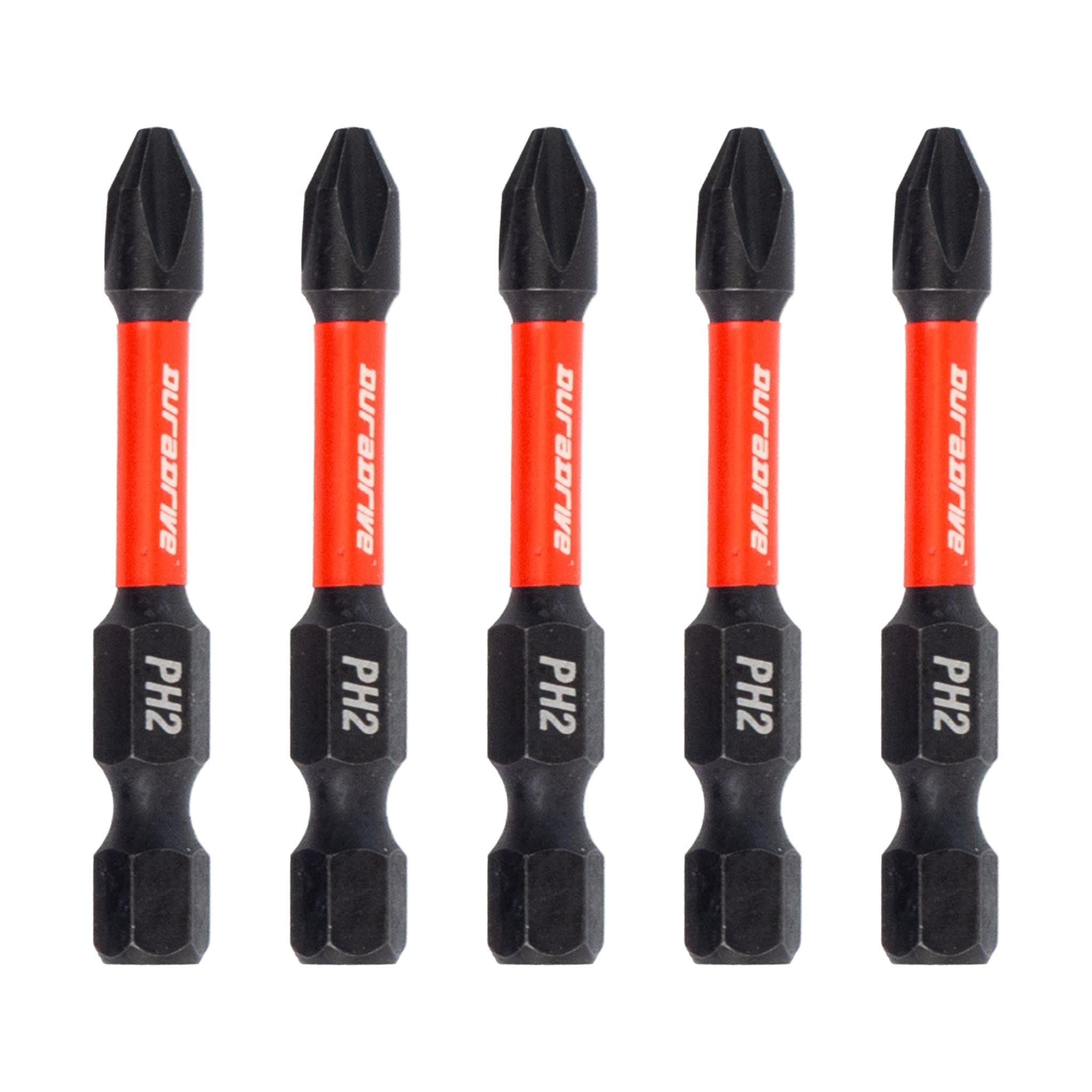 DuraDrive 2.0 PH2 x 2" Impact Driver Bit (5-Pack)