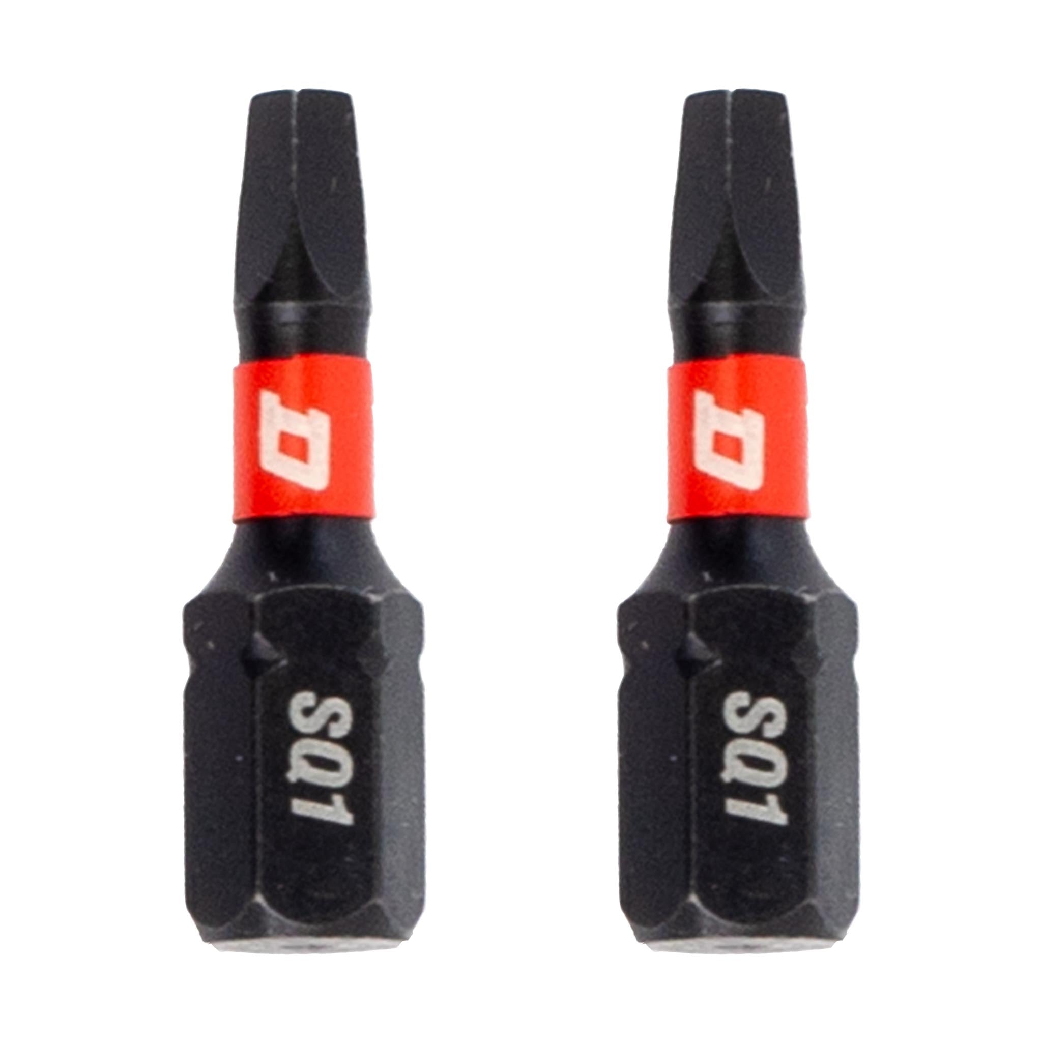 DuraDrive 2.0 SQ1 x 1" Impact Driver Bit (2-Pack)
