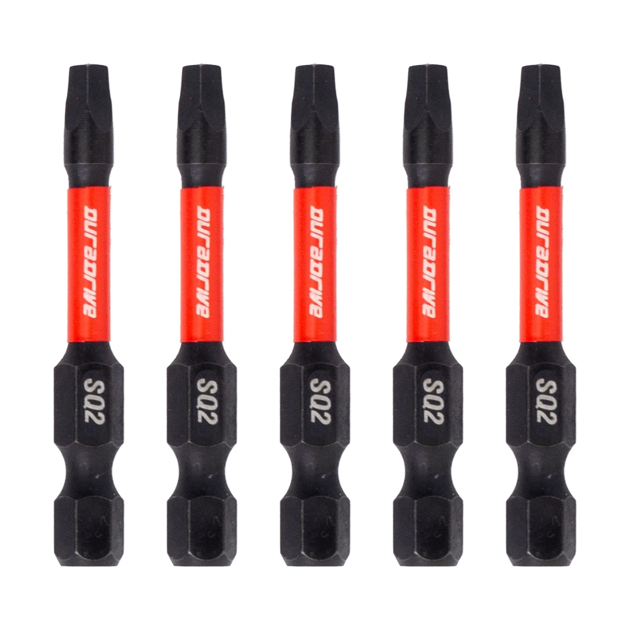 DuraDrive 2.0 SQ2 x 2" Impact Driver Bit (5-Pack)