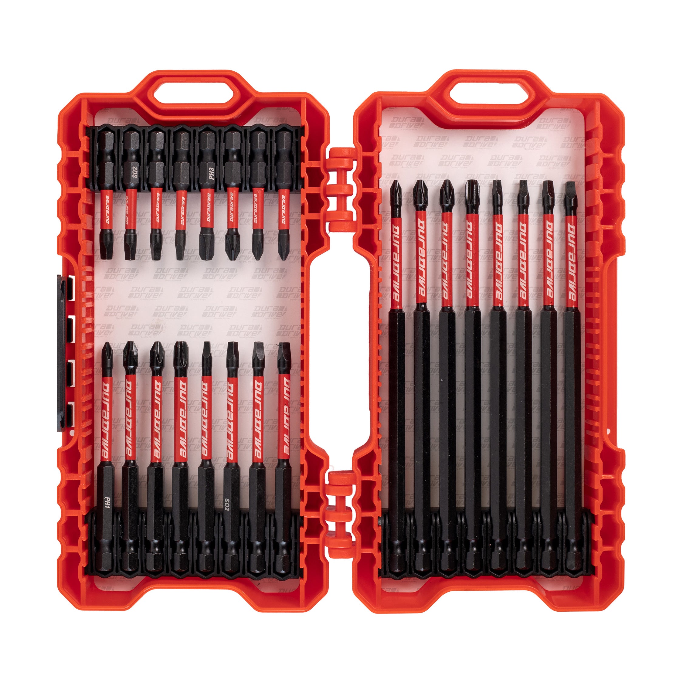 DuraDrive 2.0 Extra-Long Impact Driver Bit Set (24-Pieces)