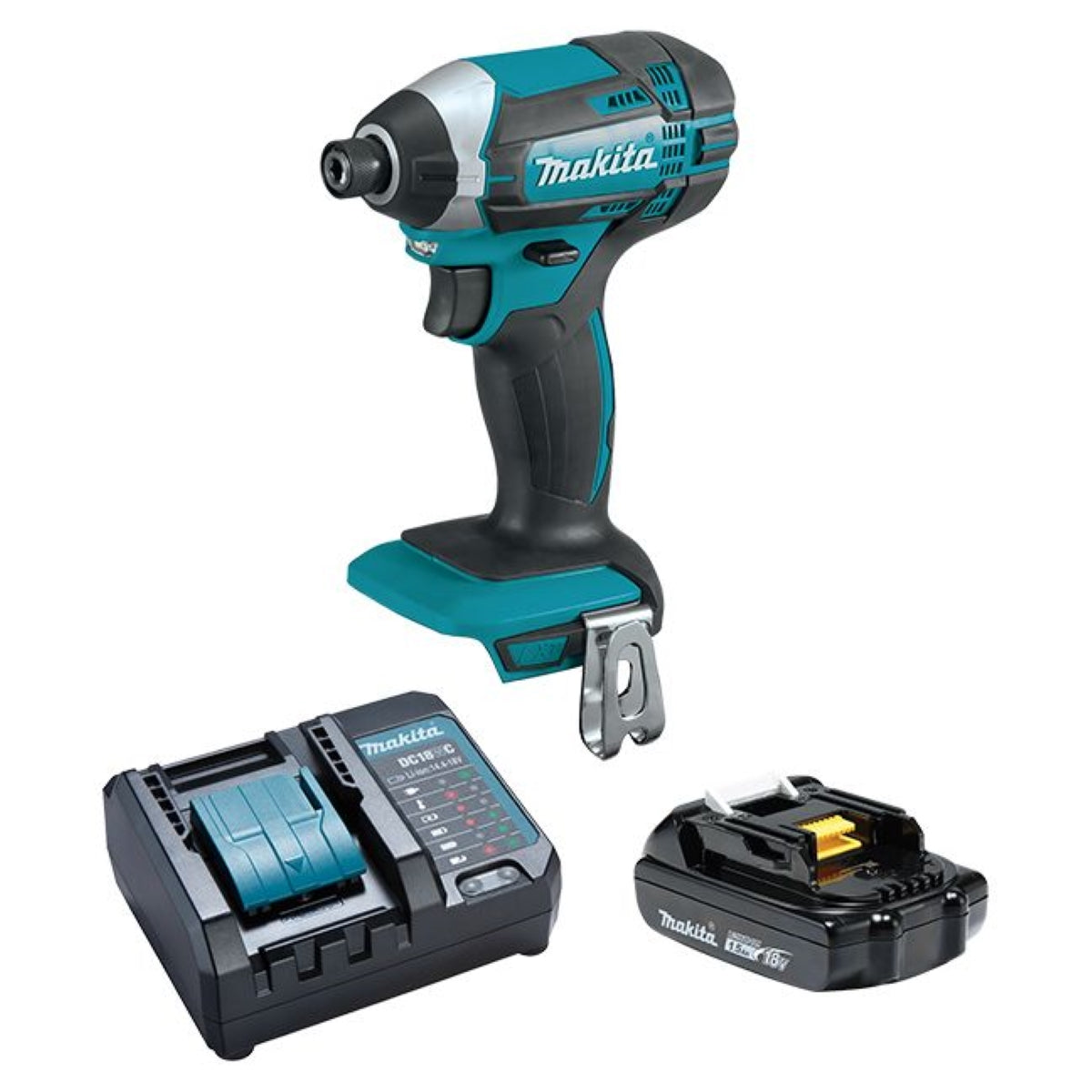 Makita DTD153SAX2 18V LXT 1/4 in. Impact Driver Kit (1 x 2.0 Ah)
