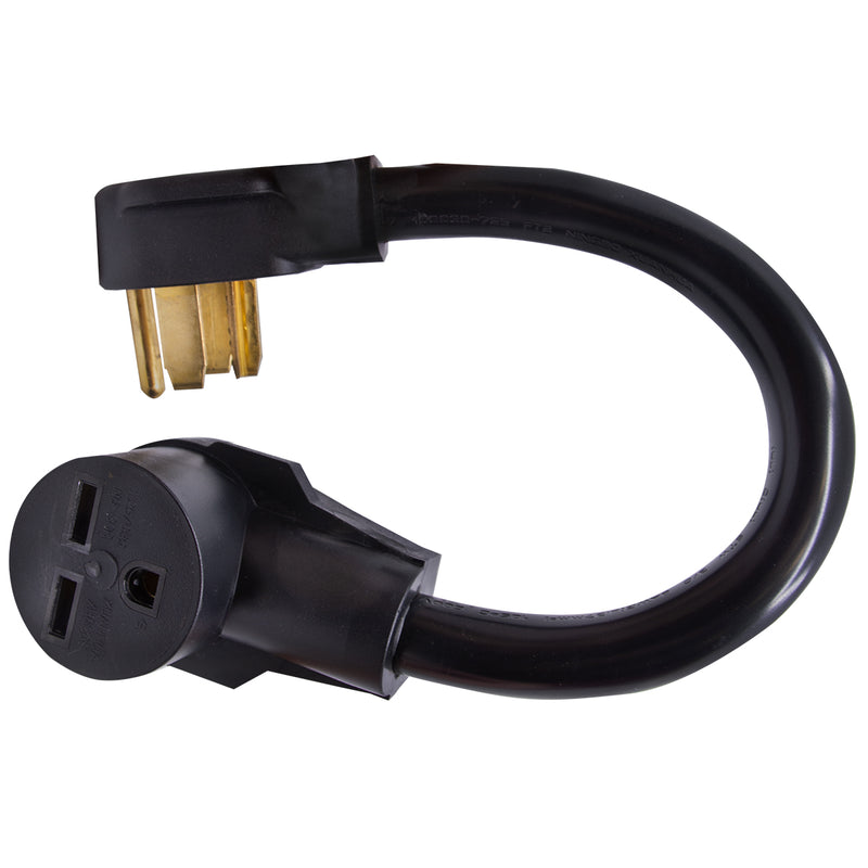 DuraDrive Indoor Cord Adapter Dryer 14-30P Male Right Angle To Heater 6-30R Female