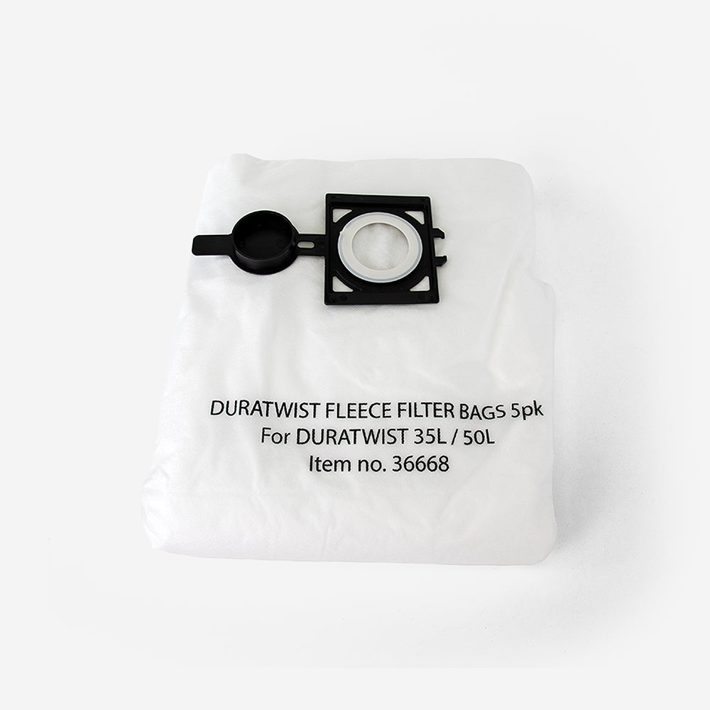 DuraTwist Fleece Dust Extractor Filter Bags (5-Pack)