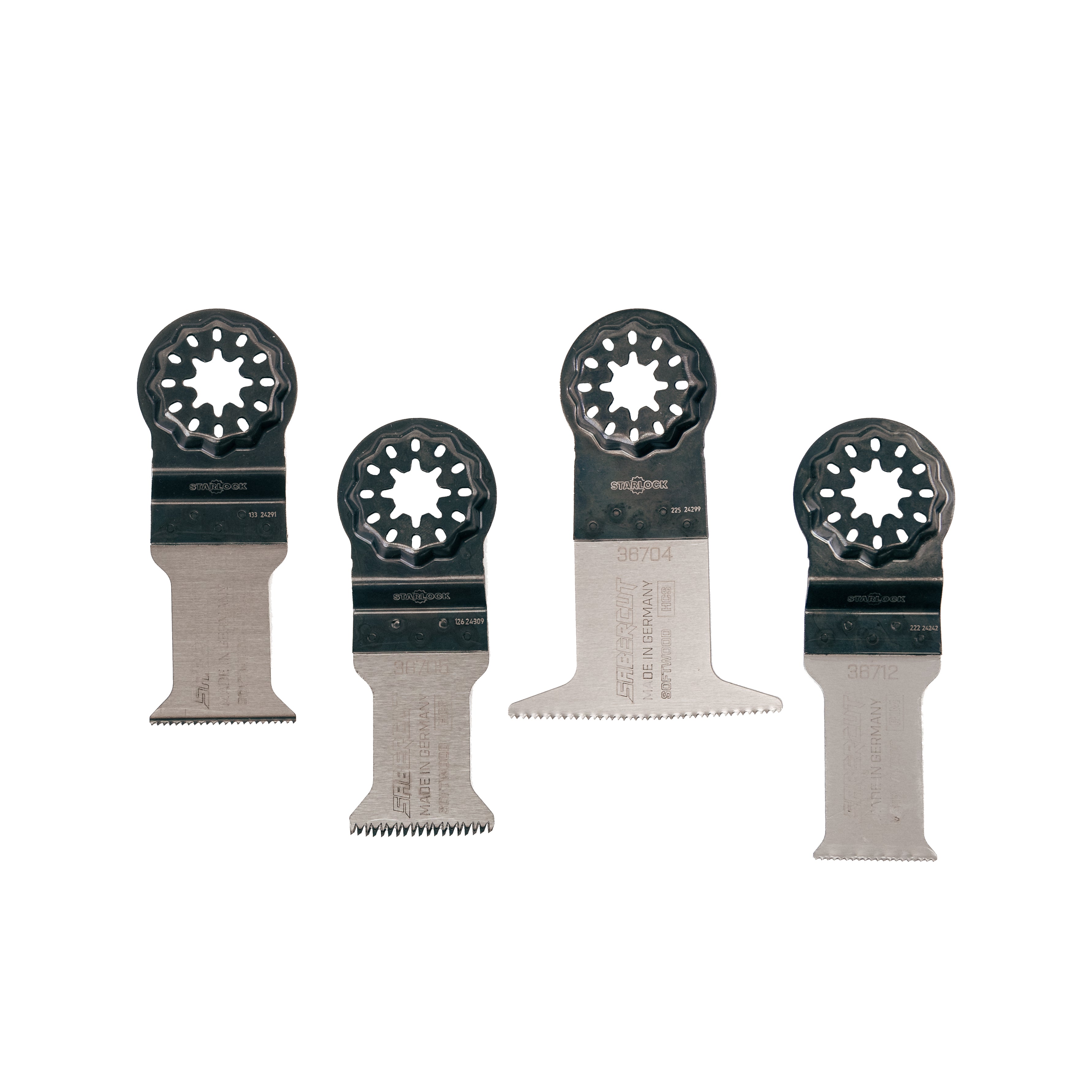 Sabercut Starlock Wood & Metal Multi-Tool Blade Set (4 Pieces)