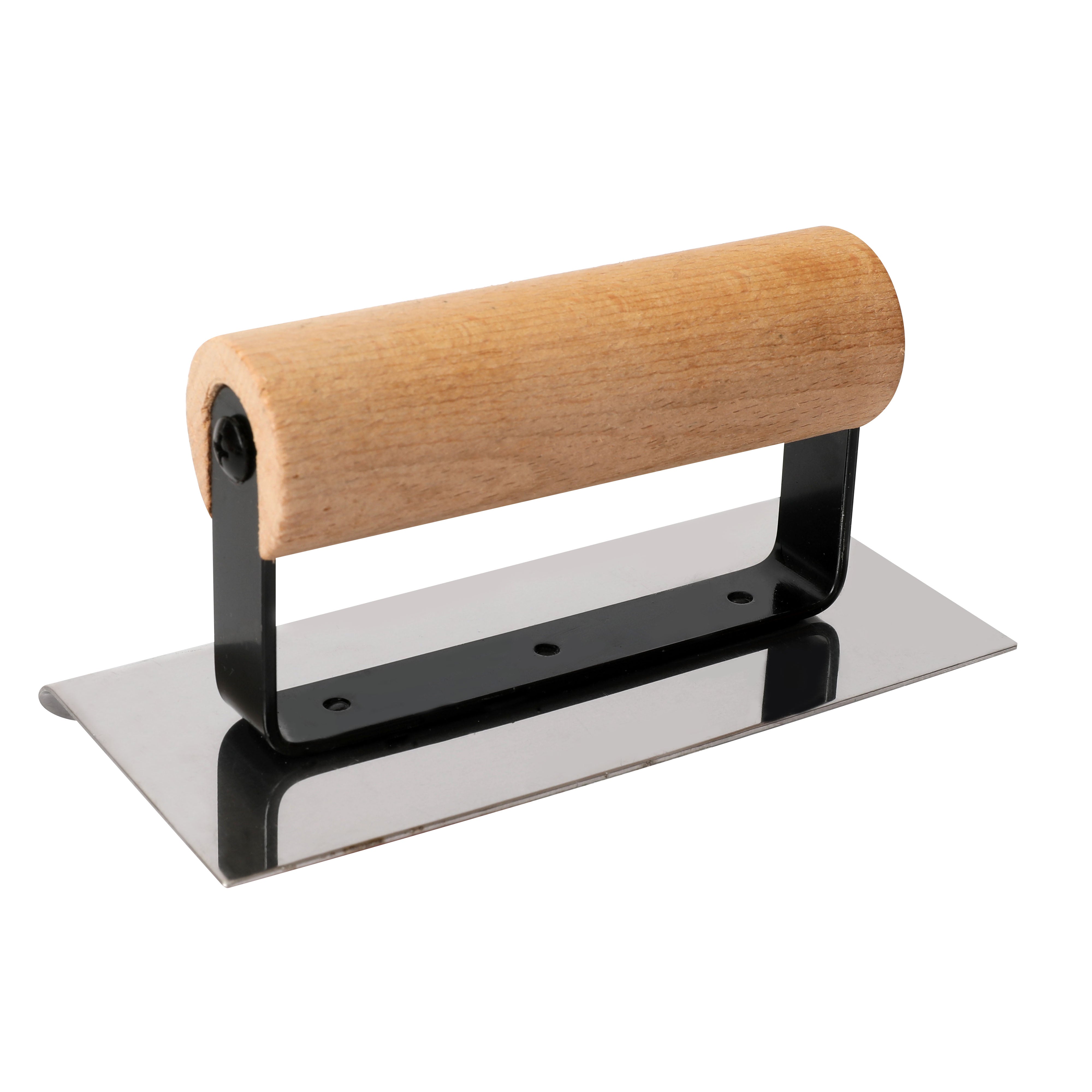 Goldblatt Stainless Steel Edger With Wooden Handle 3/8in. x 1/2in.