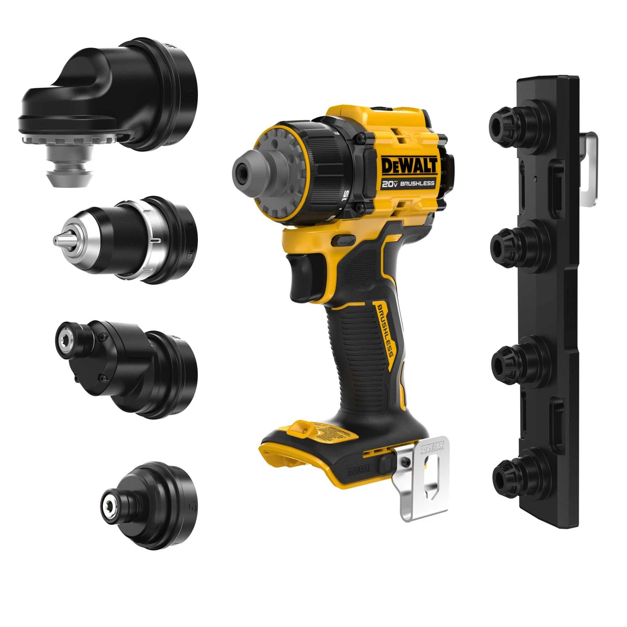 DeWalt DCD803B 20V 4-In-1 Multi-Head Drill Driver (Tool Only)