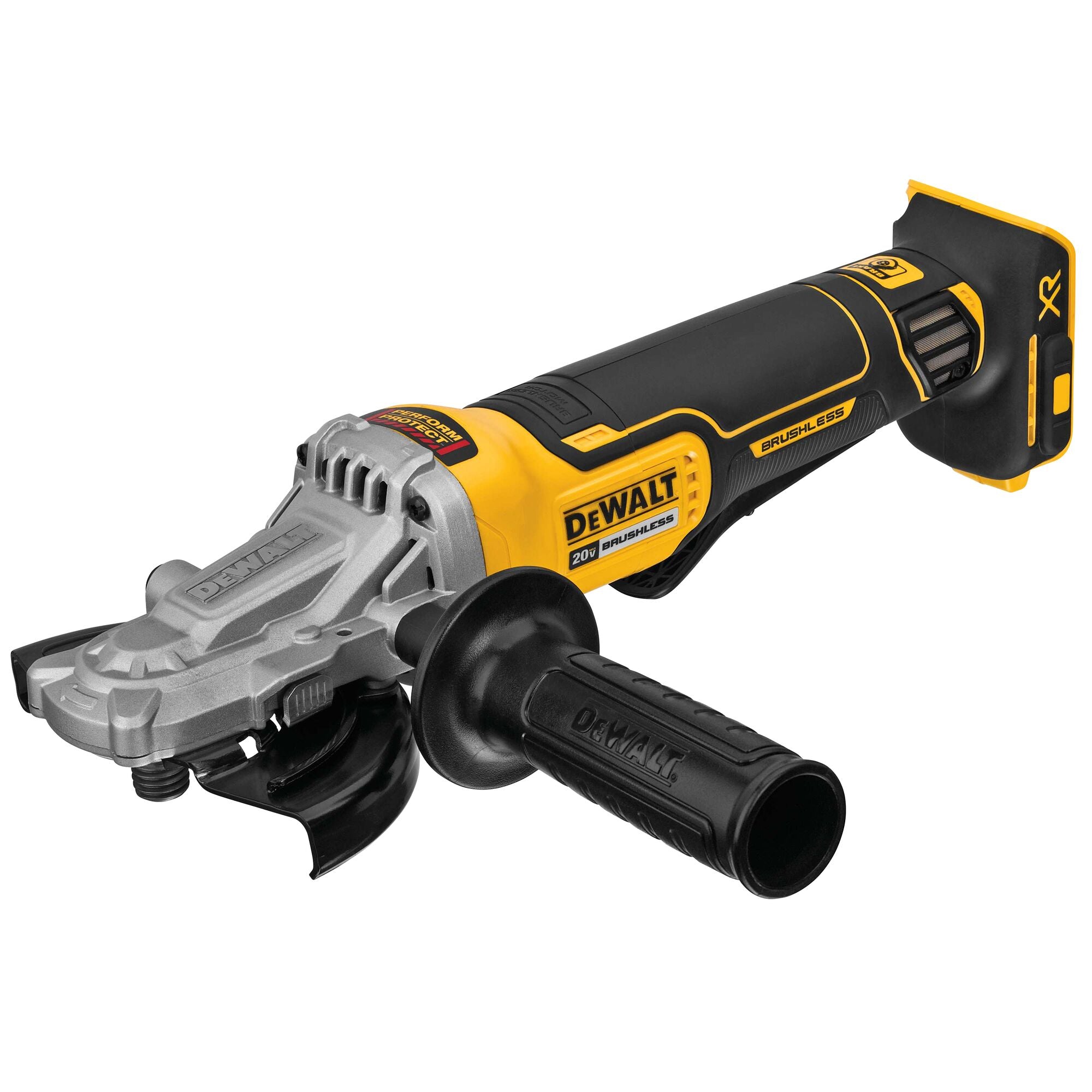 DeWalt DCG413FB 20V MAX 5 in. Flathead Paddle-Switch Small Angle Grinder w/KICKBACK BRAKE(Tool Only)
