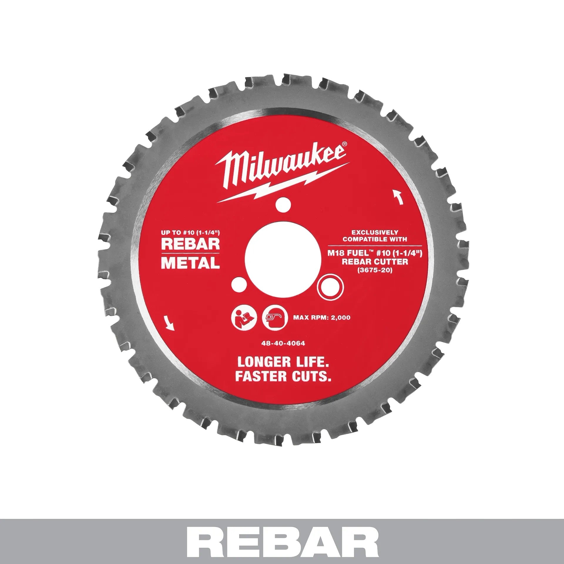 Milwaukee 48-40-4064 Rebar Cutter Blade 10 Pk(For 3675-20)
