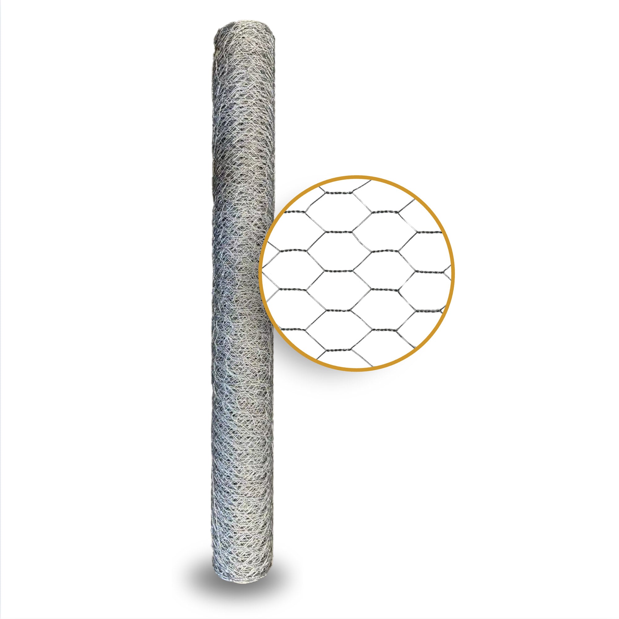 Welded Wire Fence Mesh Poultry Netting - Galv. 4 ft. x 25 ft.