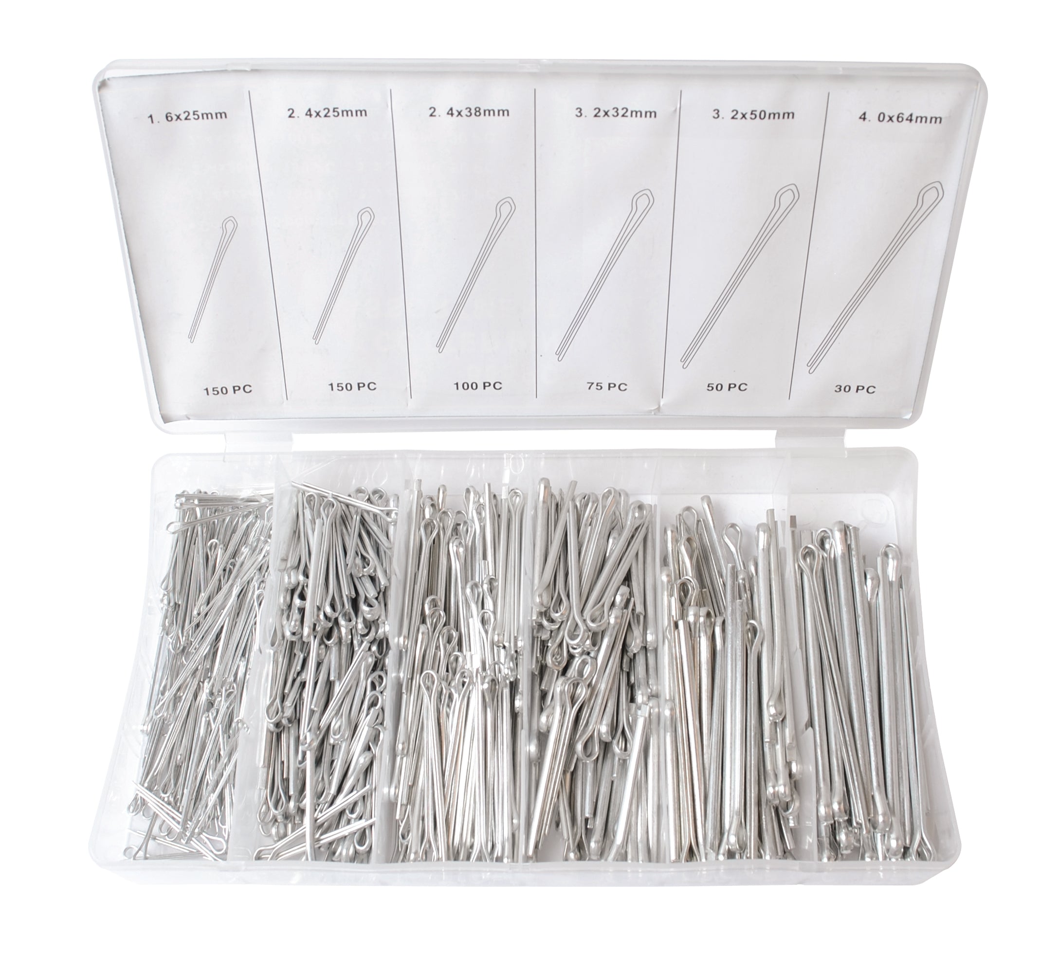 Braber 67.100.555 Cotter Pin Assort 555Pcs
