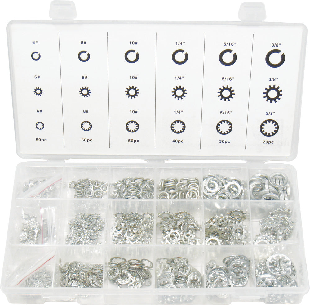 Braber 67.100.720 720Pc Lock Washer Kit