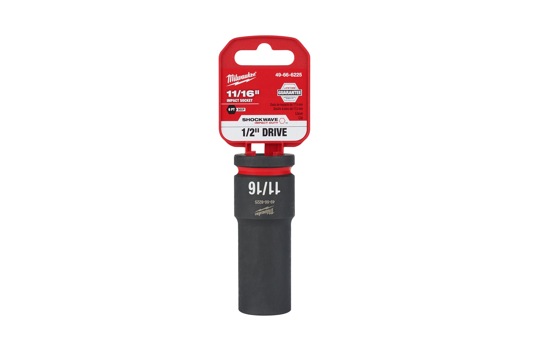 Milwaukee 49-66-6225 Deep Impact Socket 1/2 in.Dr X 11/16 in.
