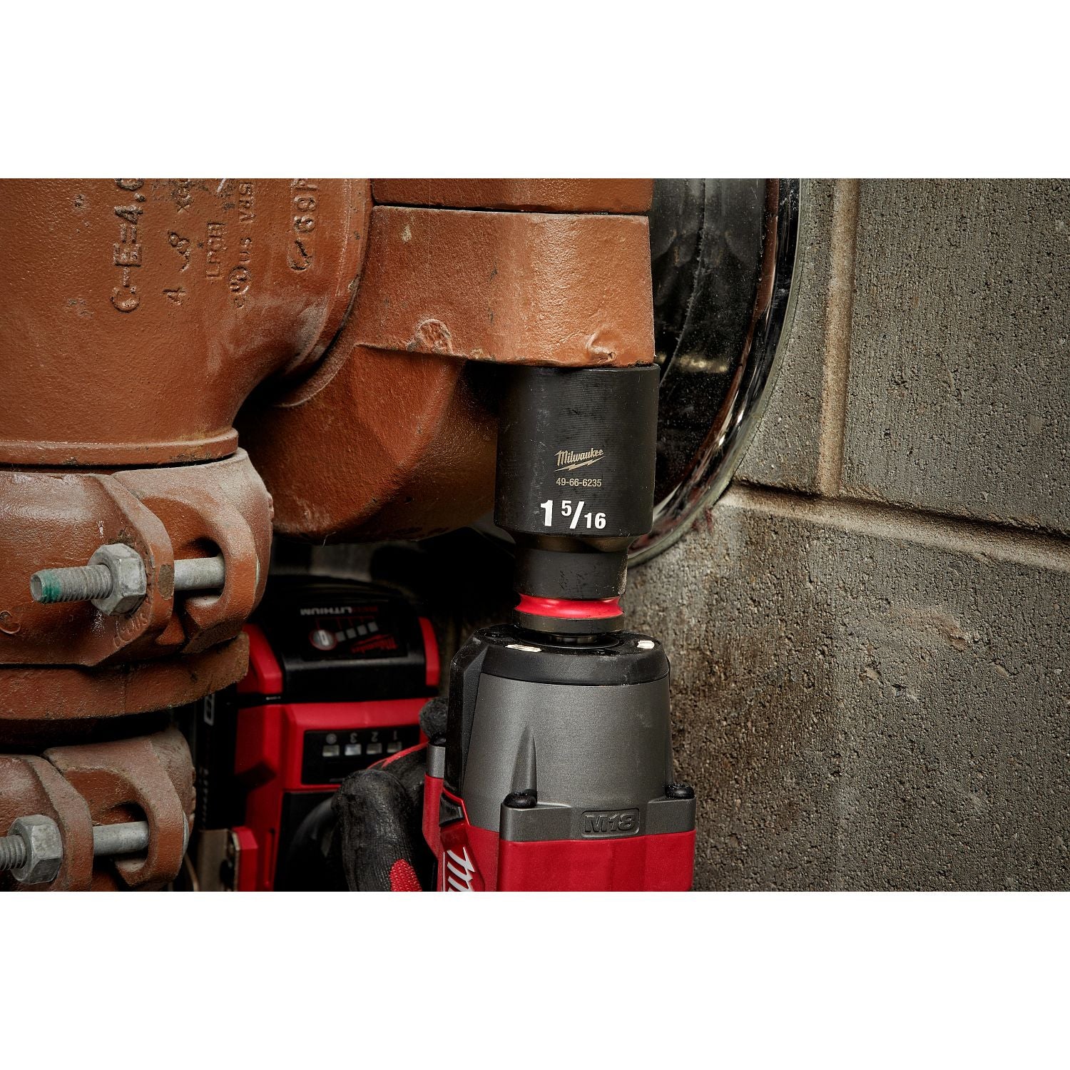 Milwaukee 49-66-6233 Deep Impact Socket 1/2 in.Dr X 1-3/16 in.