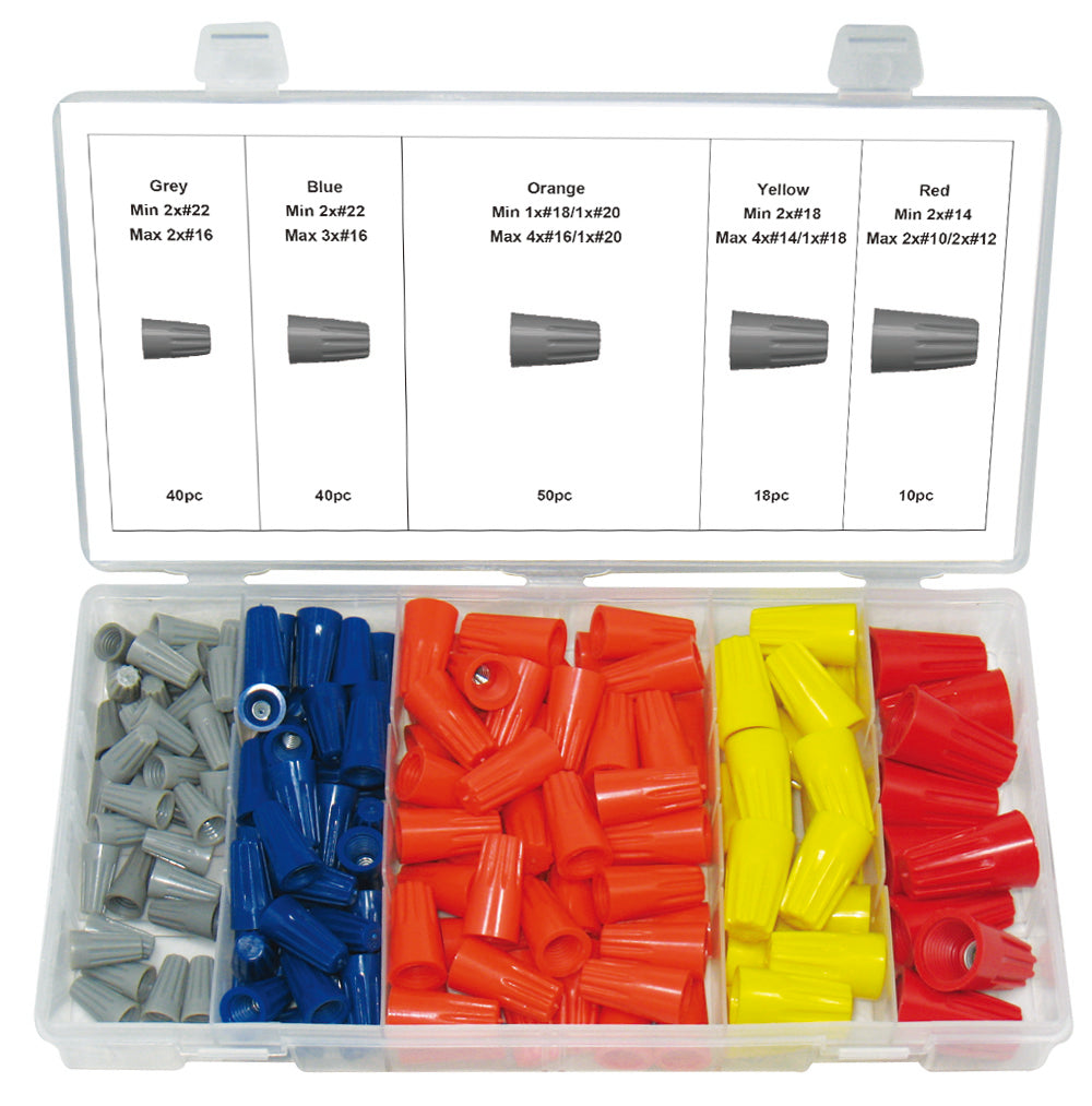 Braber 67.999.158 Twist On Wire Connector Assortment