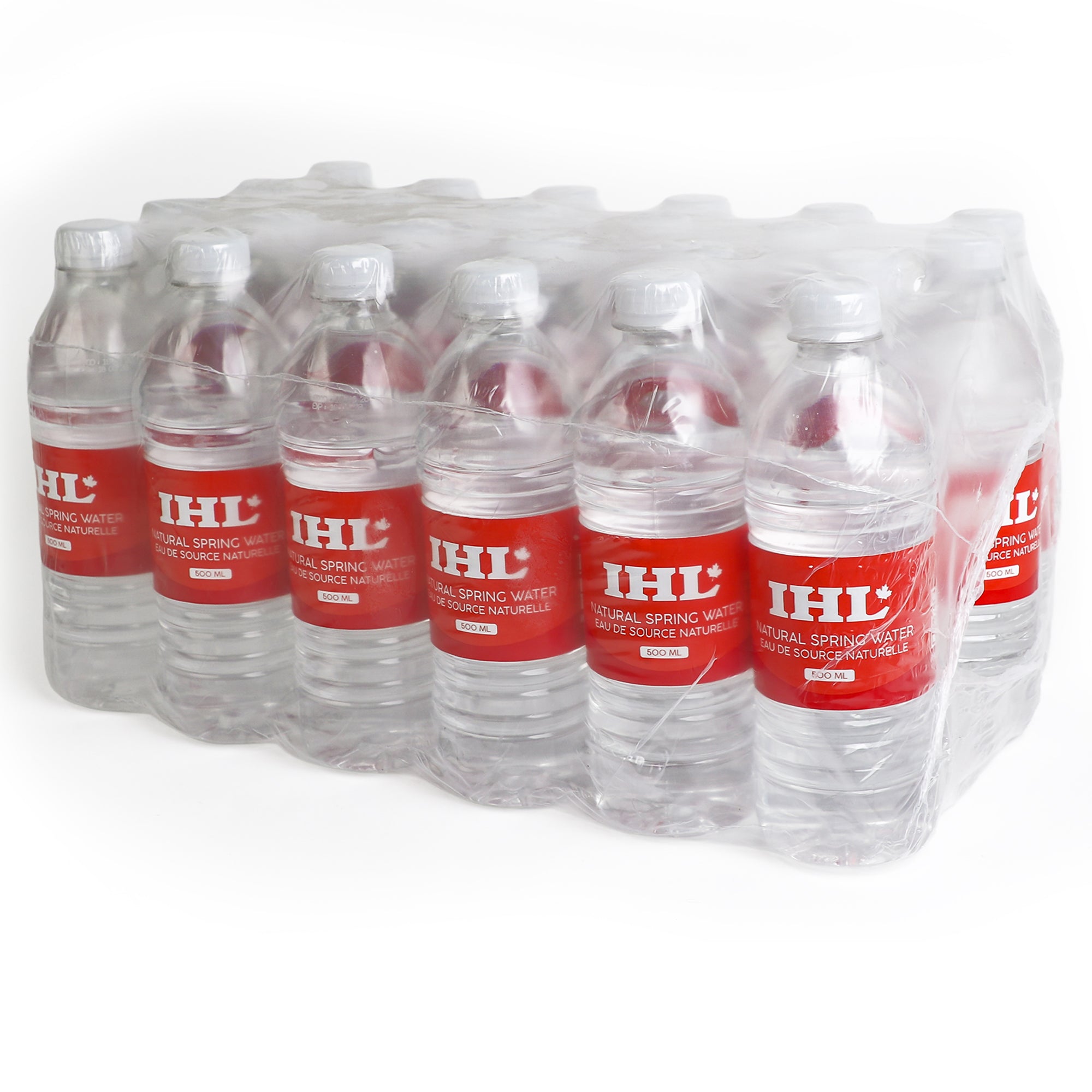 24-Pack IHL Natural Spring Water Bottle Water 500 ml