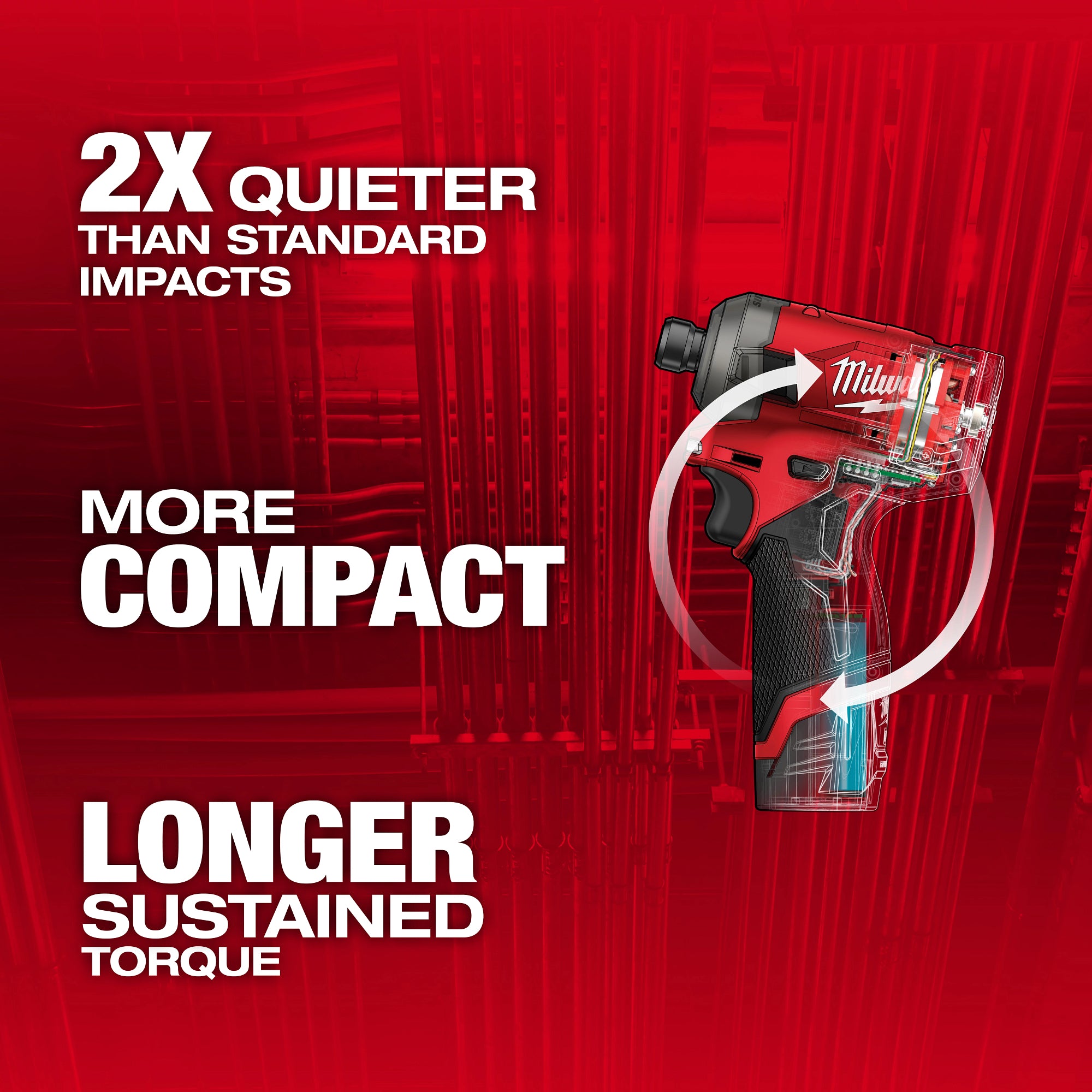 Milwaukee 2551-22 M12 Fuel Surge Impact Driver Kit 2.0Ah