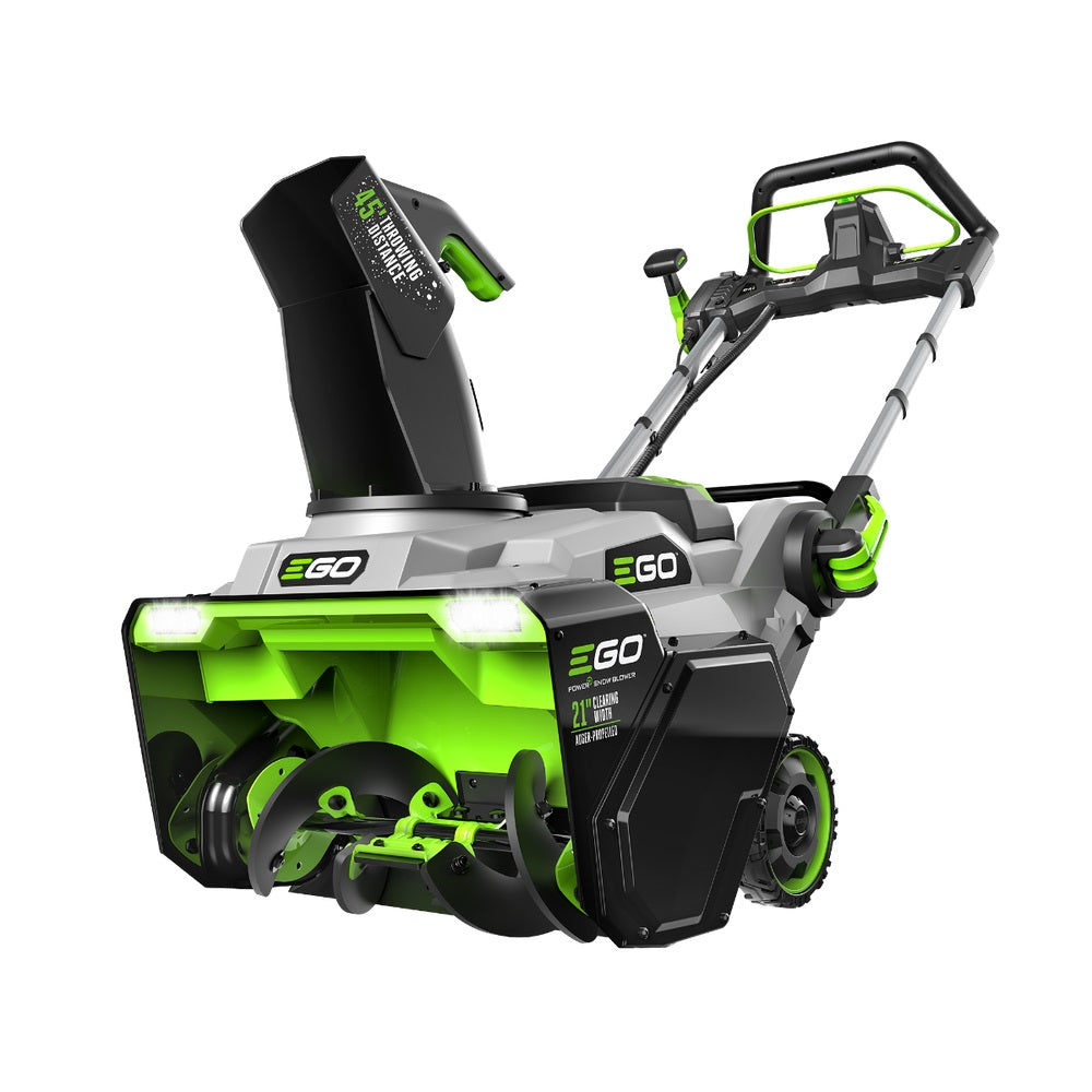 EGO SNT2125AP 56V Single-Stage Snow Blower Kit 21 in., 2X7.5Ah (45Ft, Steel/Rubber Hybrid Auger)