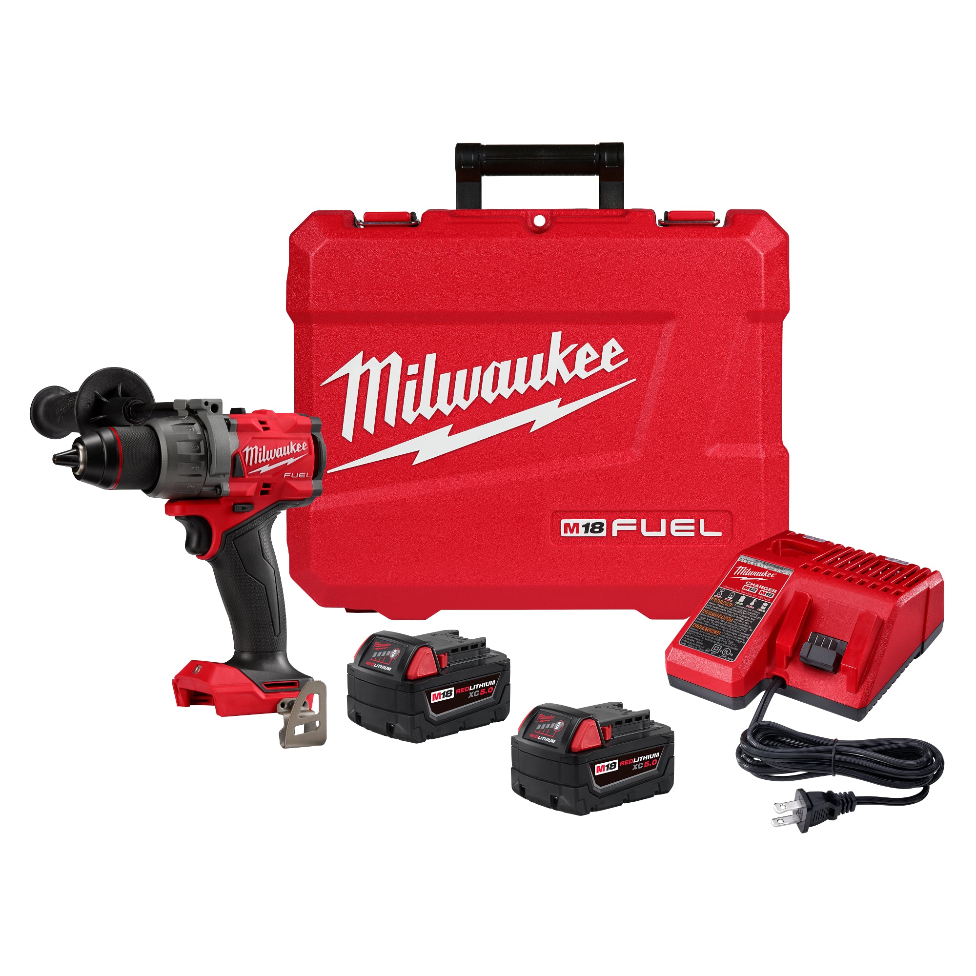 Milwaukee 2903-22 M18 Fuel Drill Kit 1/2 in., 5.0Ah