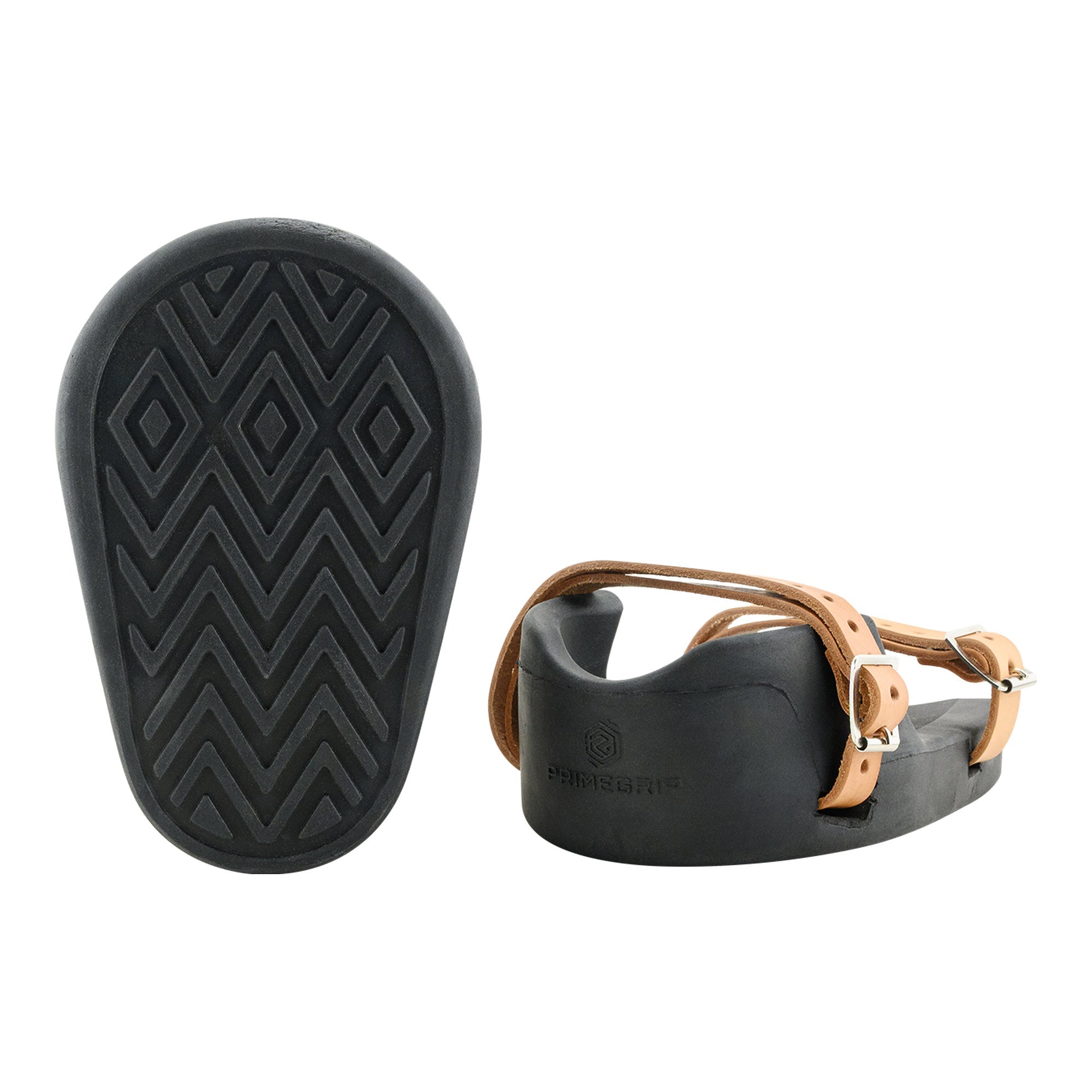 Primegrip 43-112 roofer's knee pads with leather straps, pair