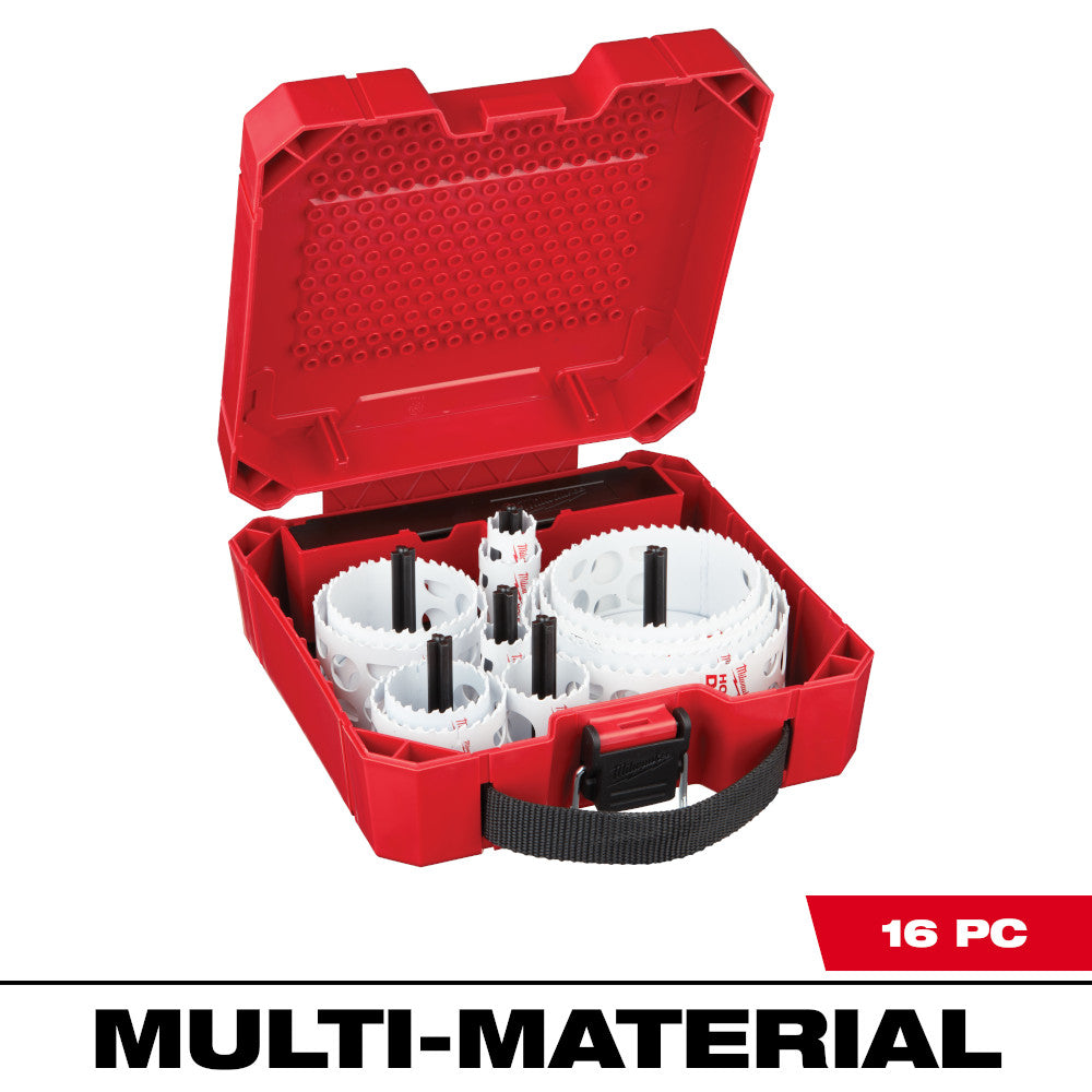 MILWAUKEE Promo 49-22-4156 HOLE DOZERโข Plumbers Hole Saw Kit (16Pc)