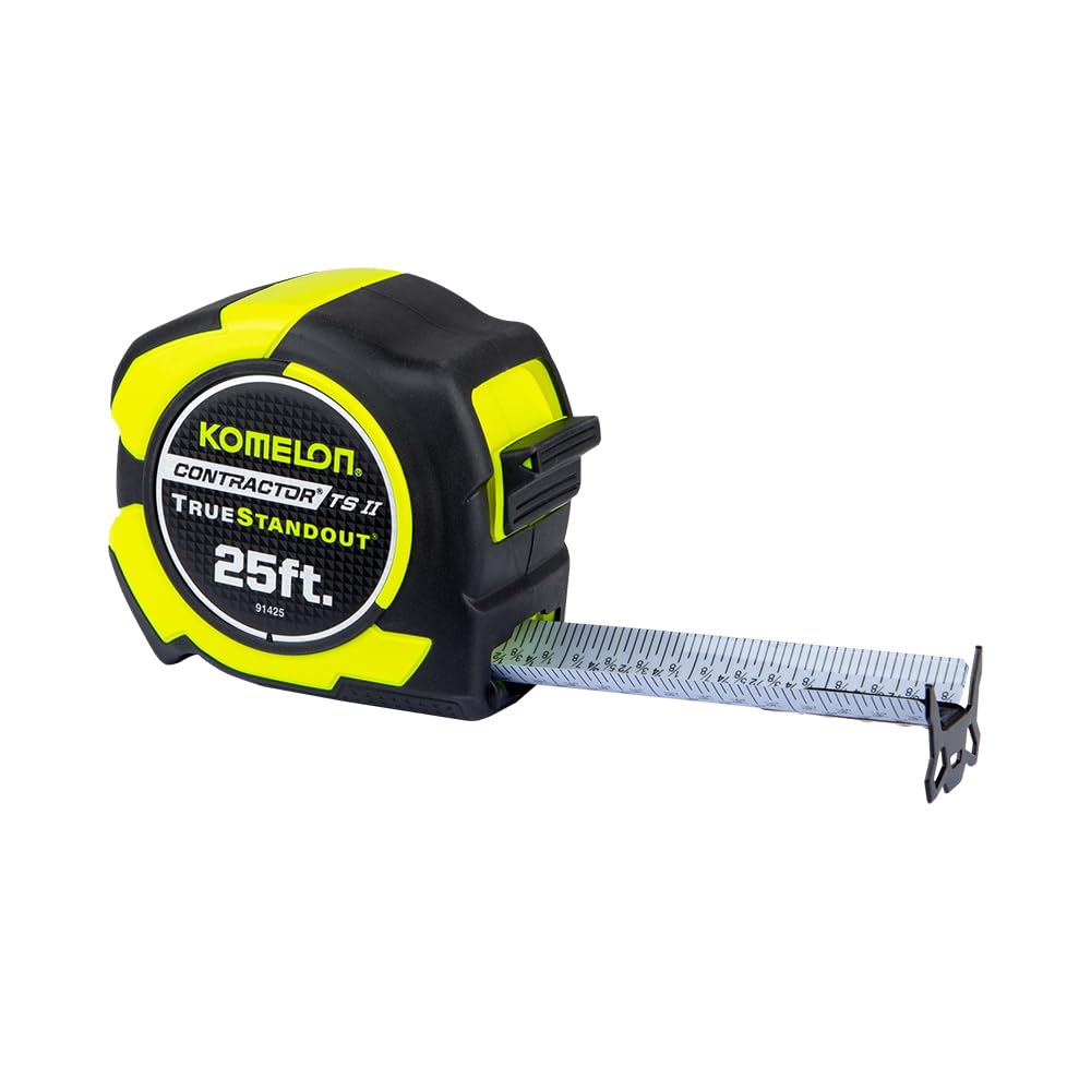 Komelon 25 ft.X1-1/4 in. Contractor TSII Imperial Tape Measure