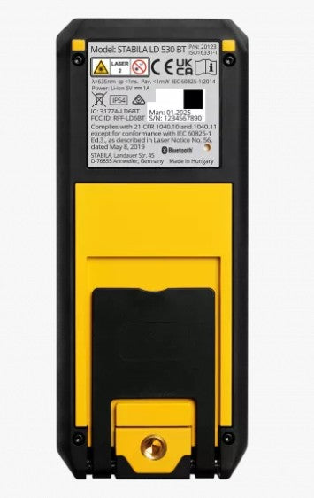 Stabila LD530 Laser Distance Measurer With Bluetooth