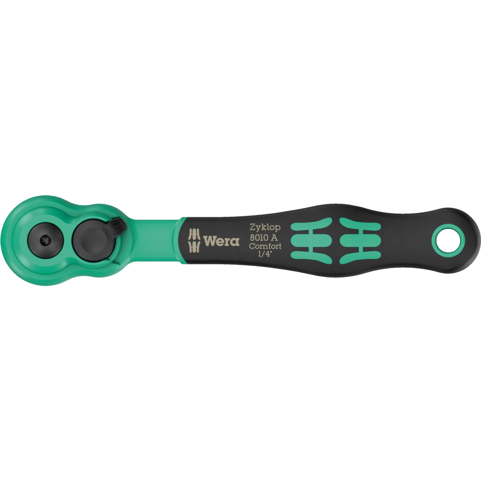 Wera 05005600001 8010 A Zyklop Comfort Ratchet w/Reversing Lever 1/4 in. Drive