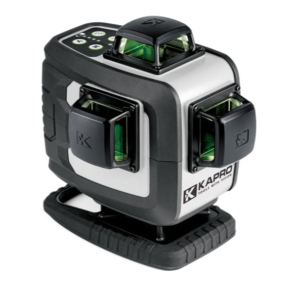 Kapro 884G Prolaser 4 X 360° Green Laser Level Kit W/Ground Beam Laser