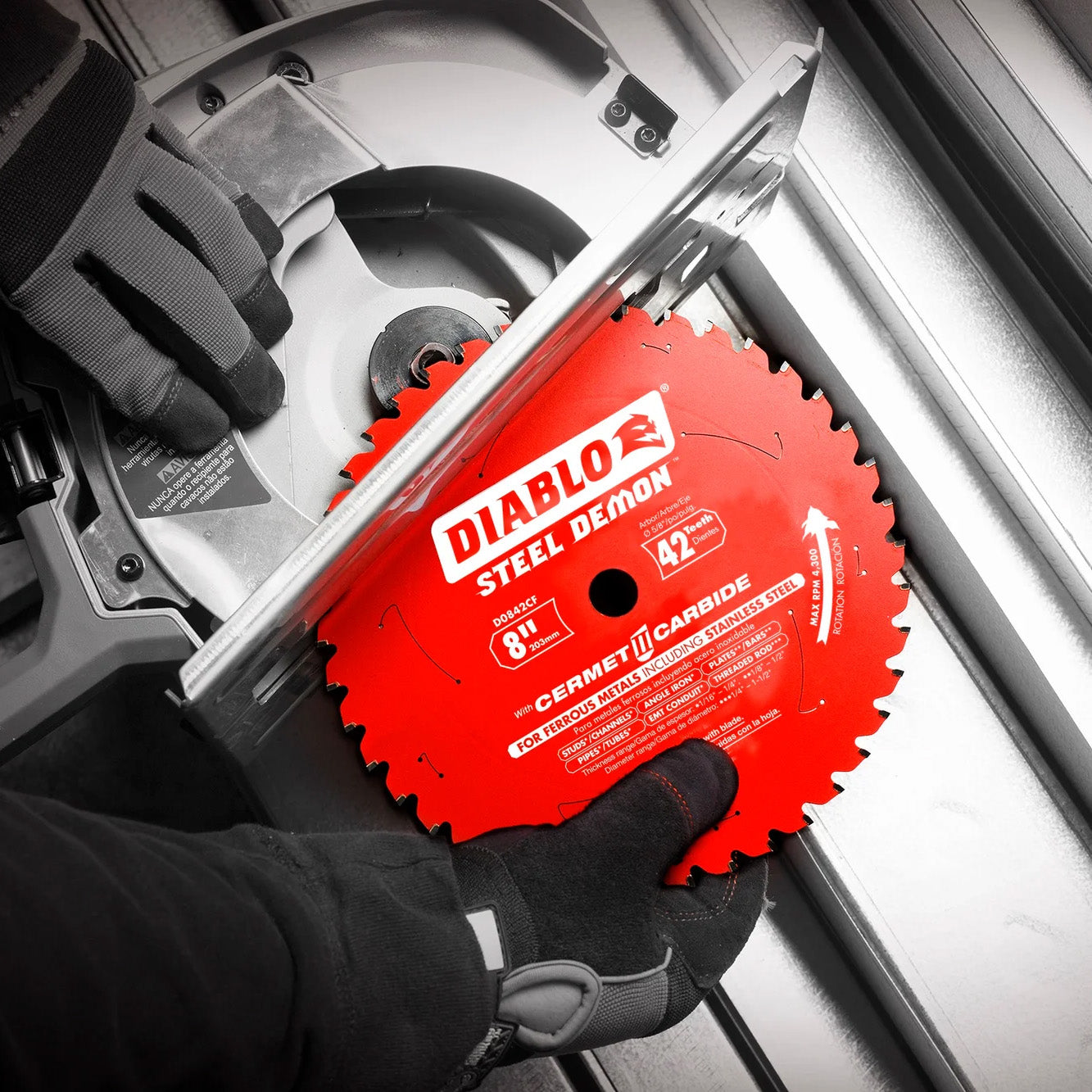 Diablo Steel Demon D0842CF 8" x 42T Cerment II Thick Metal Saw Blade