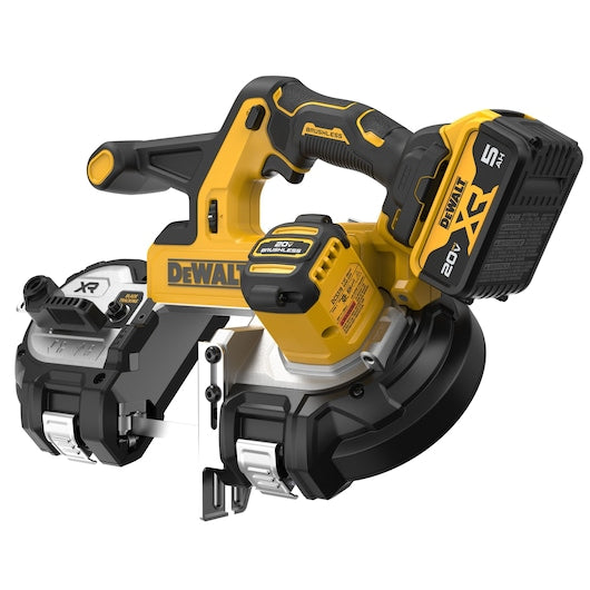 DEWALT DCS378P1 20V MAX 3-3/8in Mid-Size Bandsaw 5.0Ah Kit