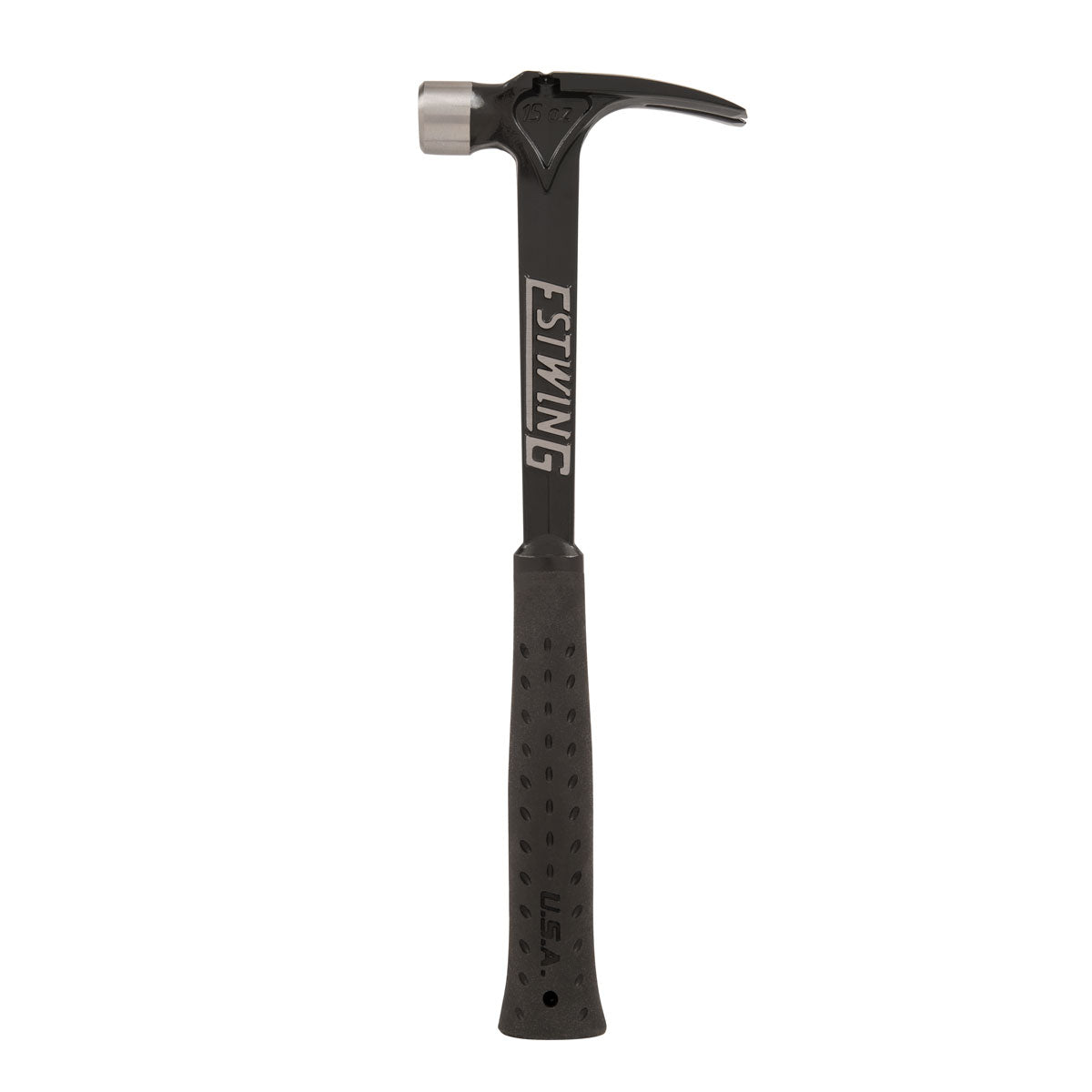 Estwing EB-15S 15 oz. x 15-1/2 in. Smooth Face ULTRA SERIES BLACK Lightweight Forged Steel Framing Hammer with Ultra Grip