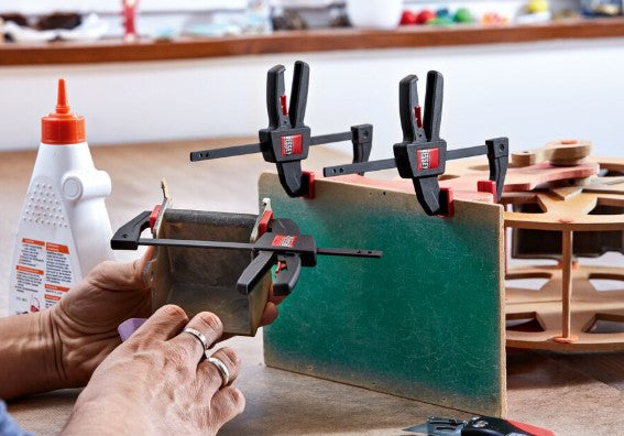 Bessey EHKMICRO 4-1/2 in. x 1-5/8 in. 40 lb. Clamping Force Micro EHK One Handed Trigger Clamp