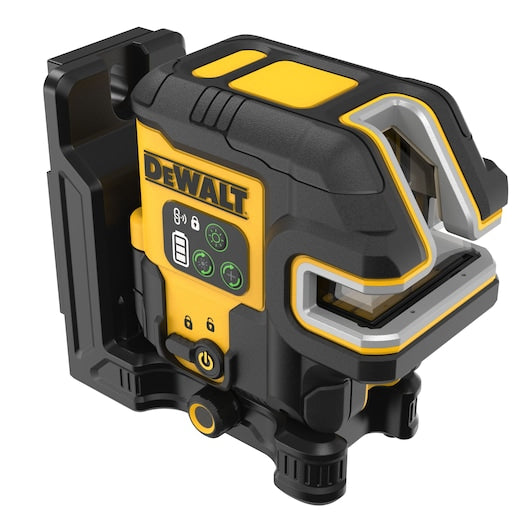 DEWALT DCLE14251GB USB Rechargeable Green 5 Spot & Cross Line Laser Kit
