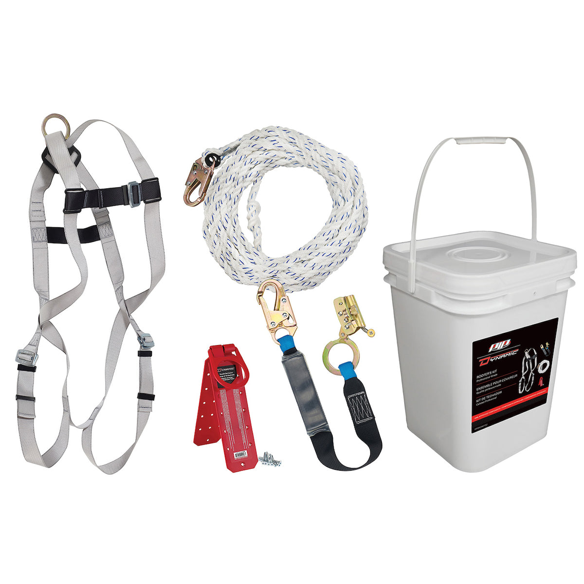 Dynamic FPRK099Y50 50 ft. Roofers Fall Protection Kit