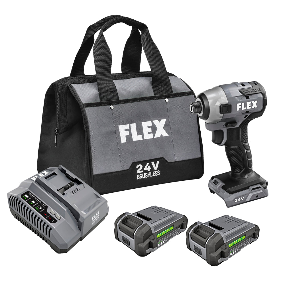 Flex FX1351-2A 1/4 Inches Hex Impact Driver Kit