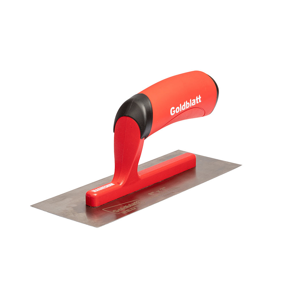 Goldblatt Red Stainless Steel Mini Trowel W/Soft Grip 8in. x 3in.