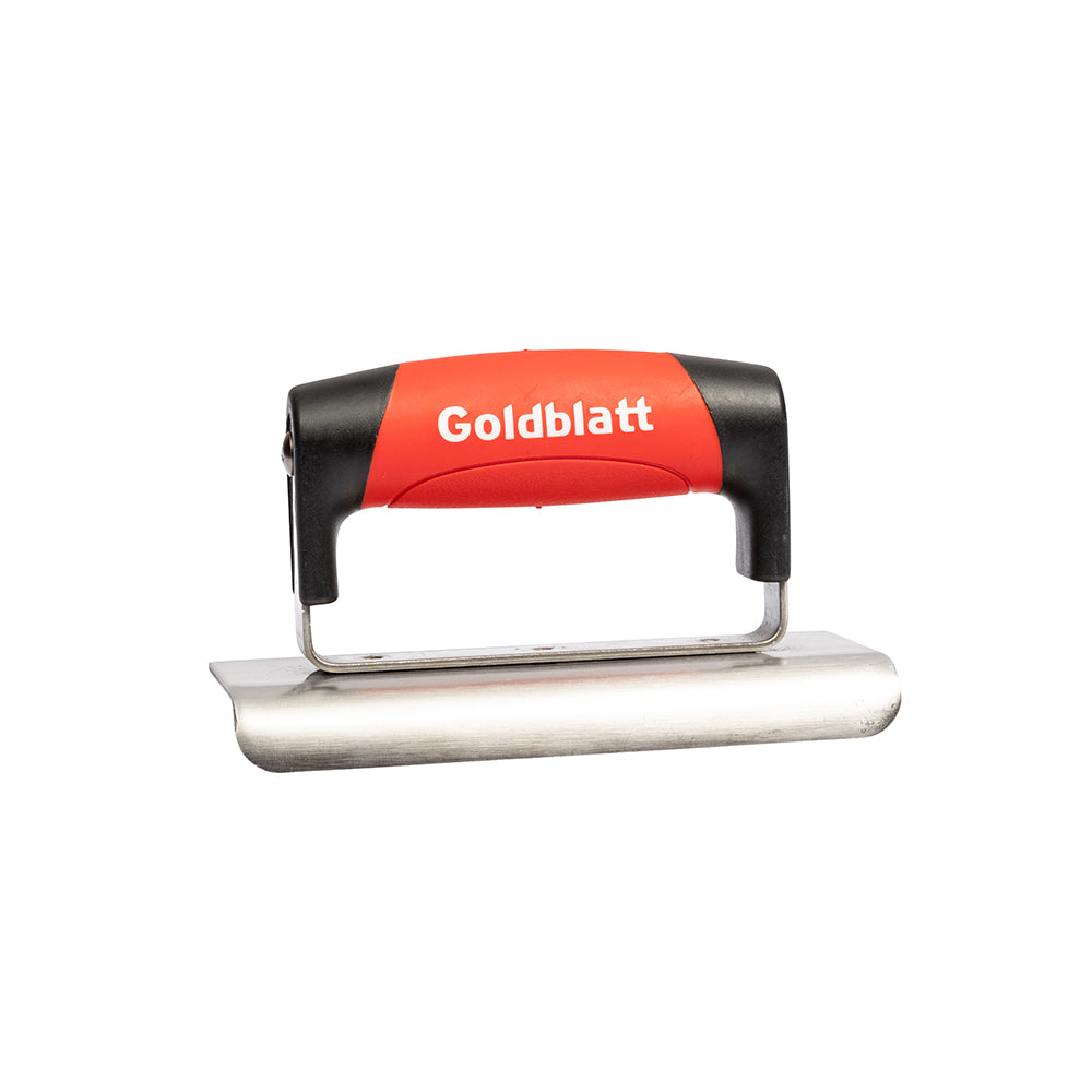 Goldblatt Red Stainless Steel Edger 1/2in. x 5/8in. W/Soft Grip