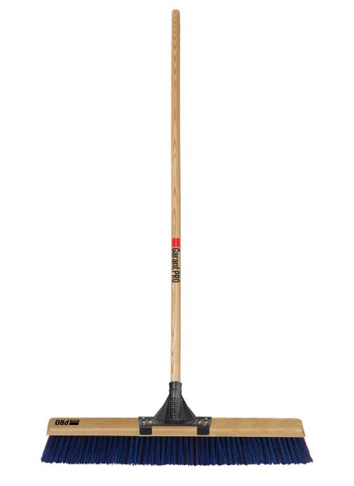 Garant GPMEBRS24 24 in. Max Efficiency Push Broom with 60 in. Long Hardwood Handle