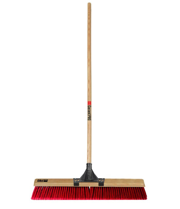 Garant GPPBMS24 24 in. x 60 in. Wooden Handle Pro Series Multi-Surface Push Broom