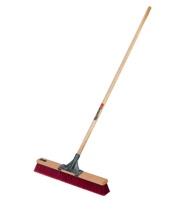 Garant GPPBMS24 24 in. x 60 in. Wooden Handle Pro Series Multi-Surface Push Broom