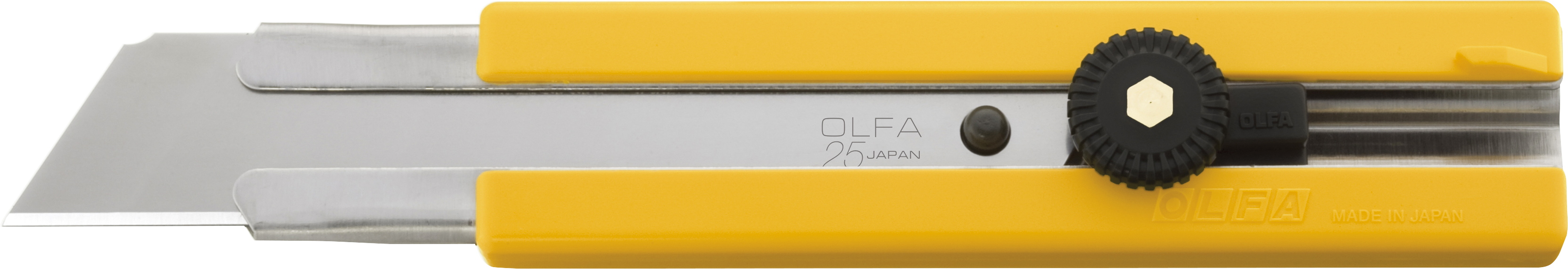 Olfa Ratchet Lock Utility Knife w/Solid Blade 25mm