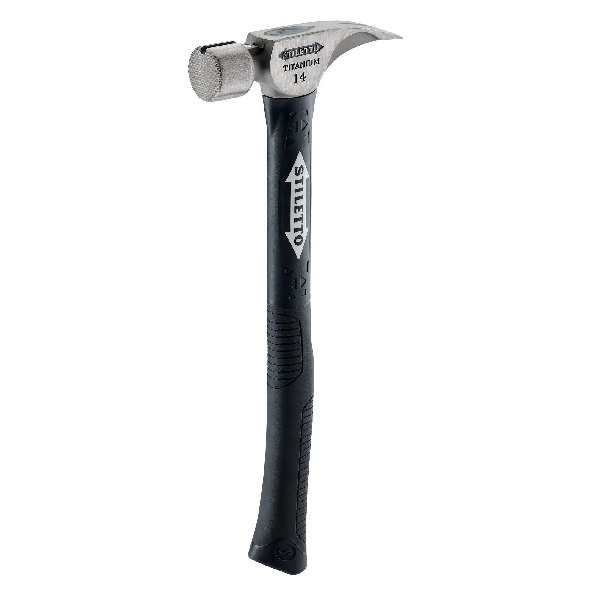 Stiletto TI14MCP16 14 oz. Milled/Curved Titanium Hammer with Fiberglass Handle