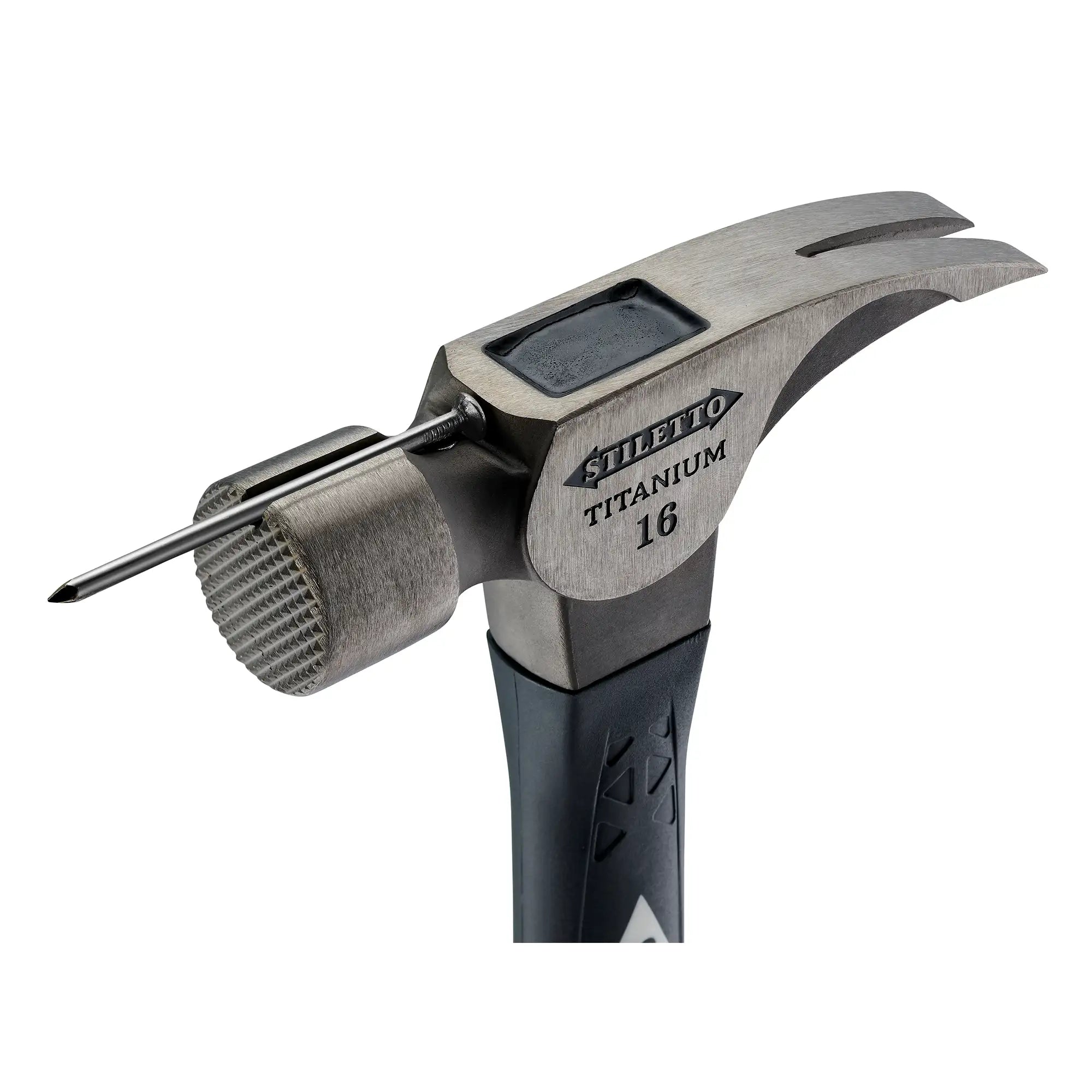 Stiletto TI16MC-F 16 oz. Milled/Curved Titanium Hammer with Fiberglass Handle