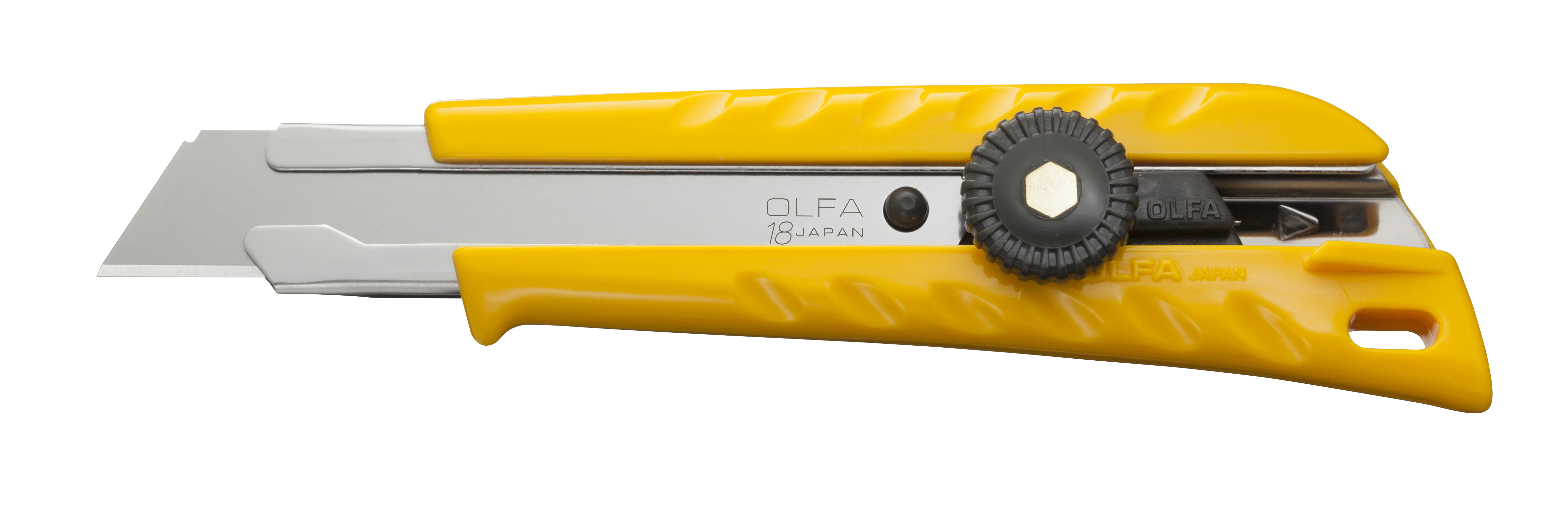 Olfa Ratchet Lock Utility Knife w/Solid Blade 18mm