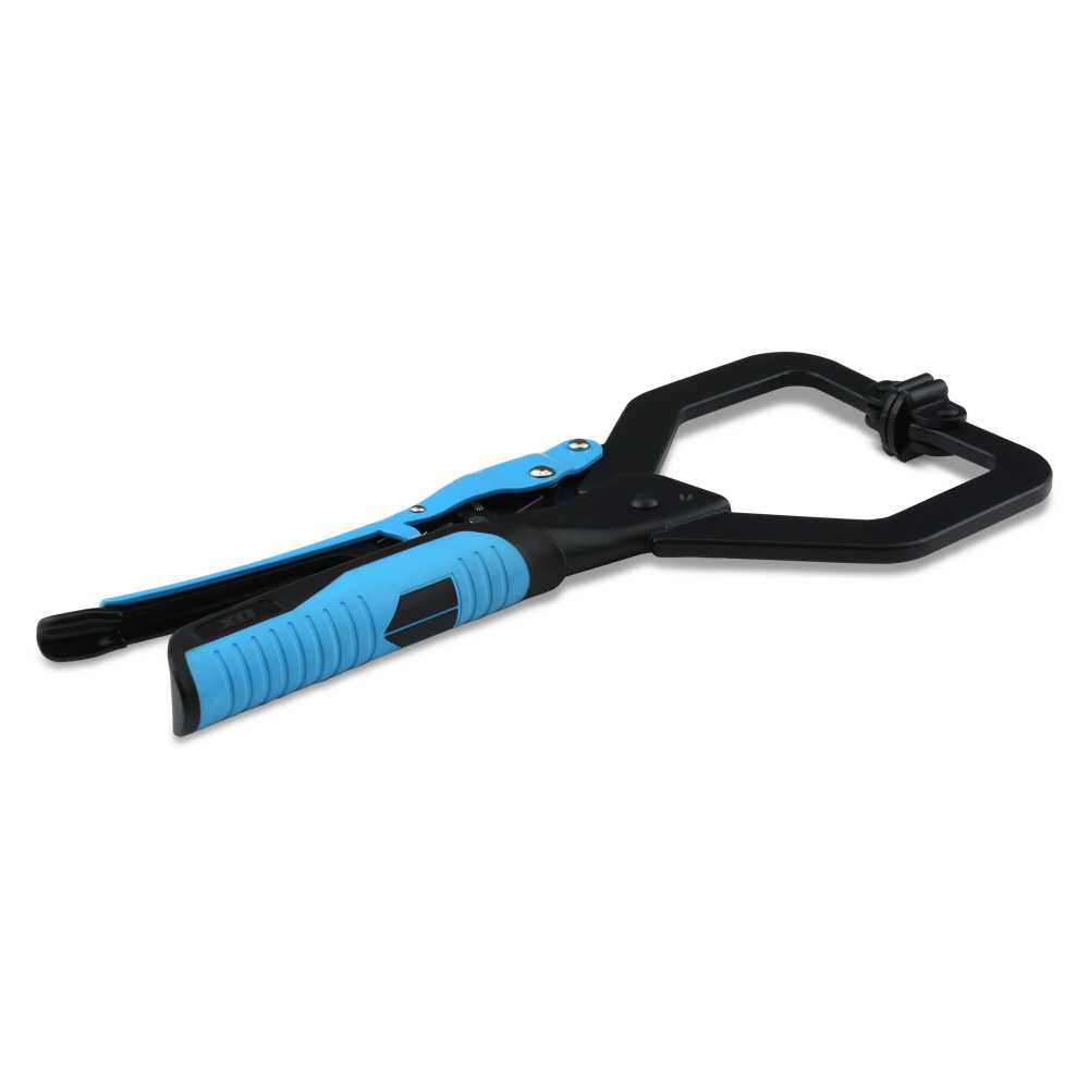 OX OX-P204802 AUTO ADJUST 11 Inches C CLAMP WITH SWIVEL PAD - GRIPPED