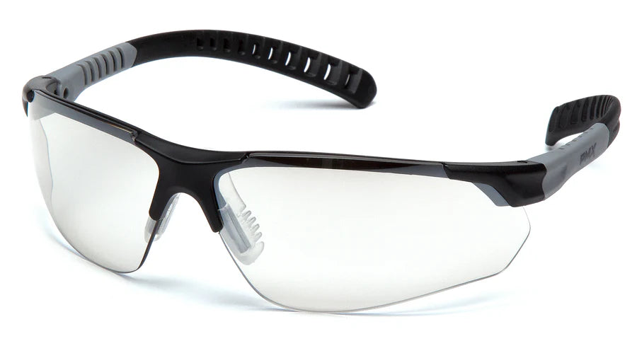 Pyramex SBG10180D Sitecore Safety Glasses W/Ratcheting Temples, Mirror Lens