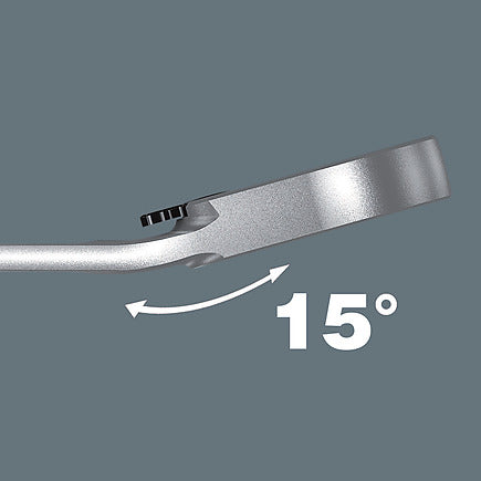 Wera 05020093001 Joker 6001 Switch Imperial Ratcheting Combination Wrench (8-Piece)