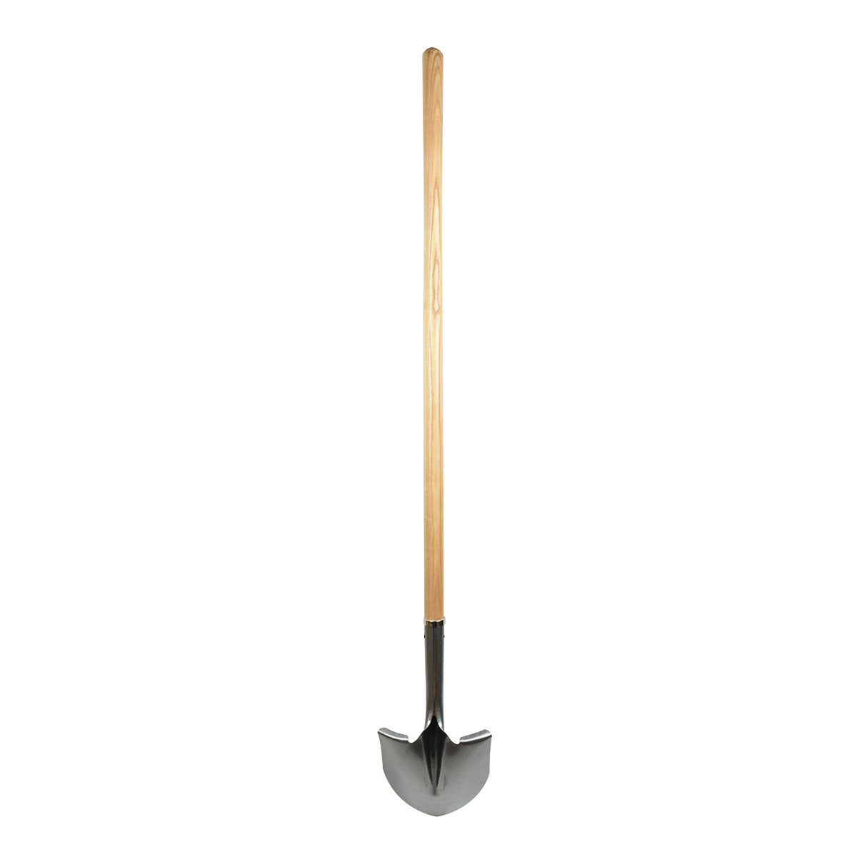 Proyard 60 in. Round Mouth Shovel w/Long Wood Handle