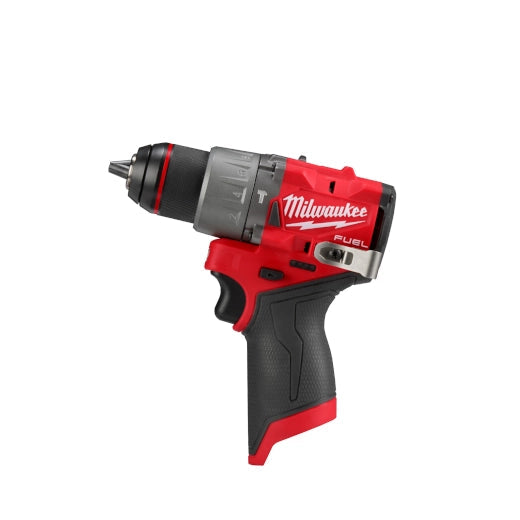 Milwaukee 3404-21 M12 FUEL 12-Volt Lithium-Ion Brushless Cordless 1/2 in Hammer Drill Kit 2.0Ah